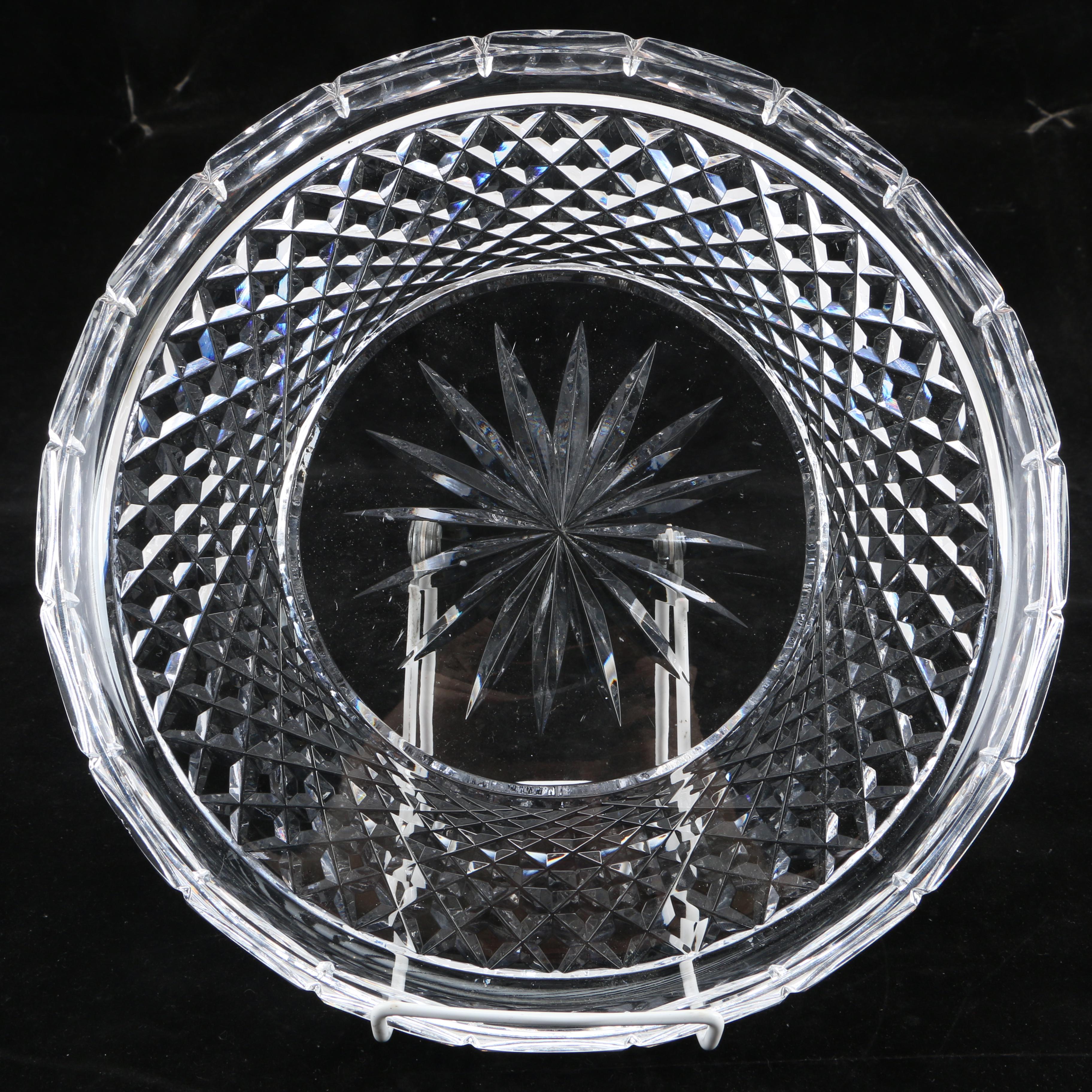 Waterford Crystal Design Studio "Ormonde" Footed Centerpiece and Cake Plate