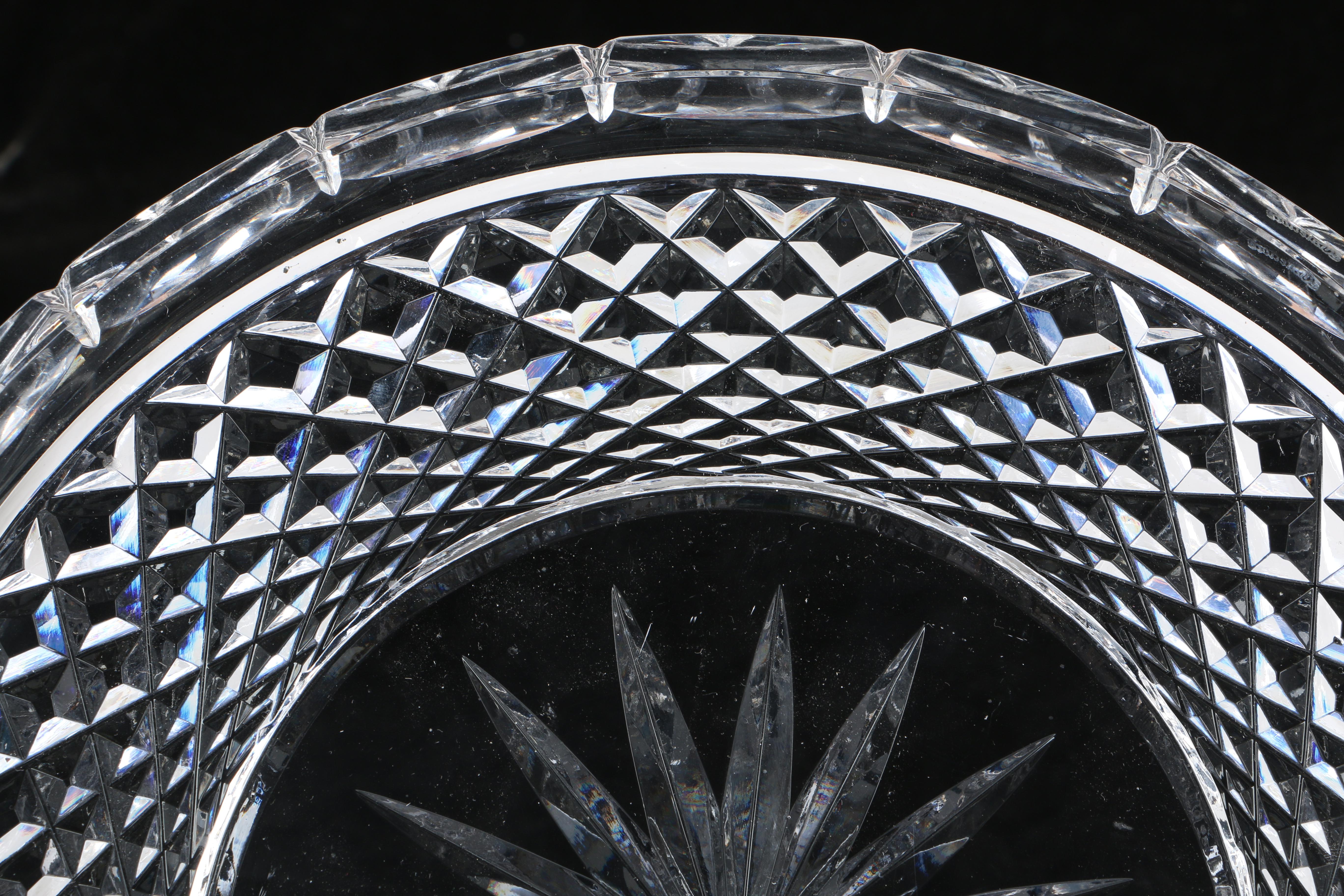 Waterford Crystal Design Studio "Ormonde" Footed Centerpiece and Cake Plate