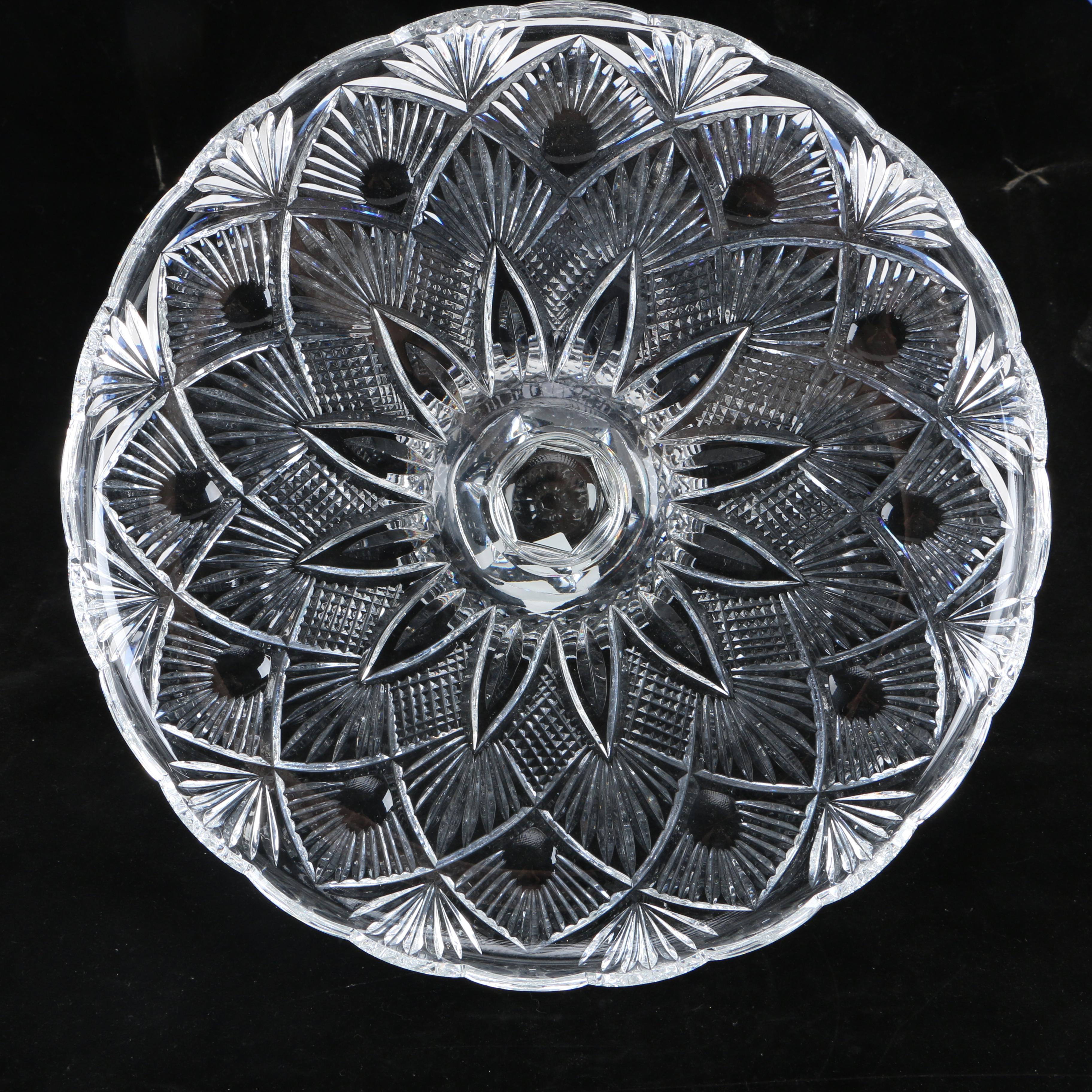 Waterford Crystal Design Studio "Ormonde" Footed Centerpiece and Cake Plate