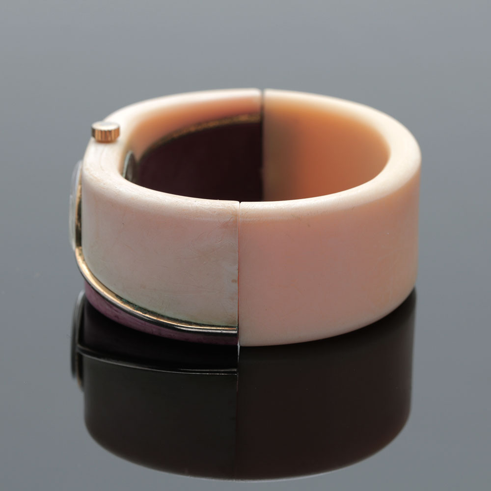 Vintage Dior Bulova Two-Tone Bangle Watch