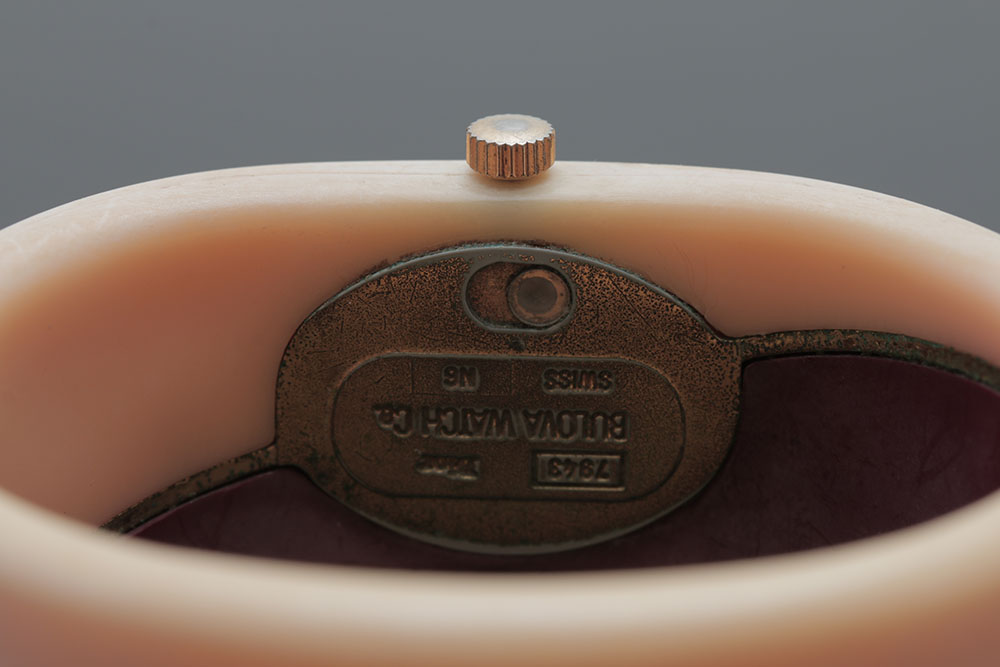 Vintage Dior Bulova Two-Tone Bangle Watch