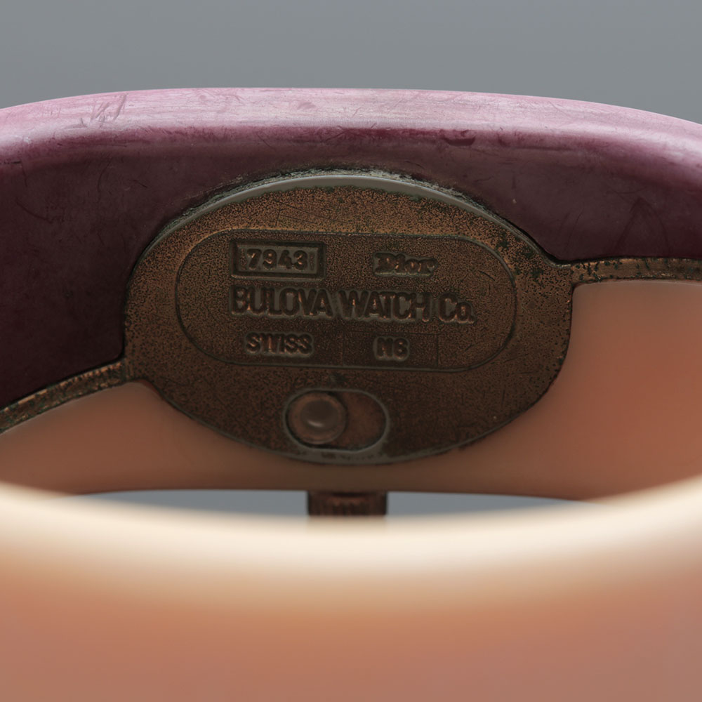 Vintage Dior Bulova Two-Tone Bangle Watch