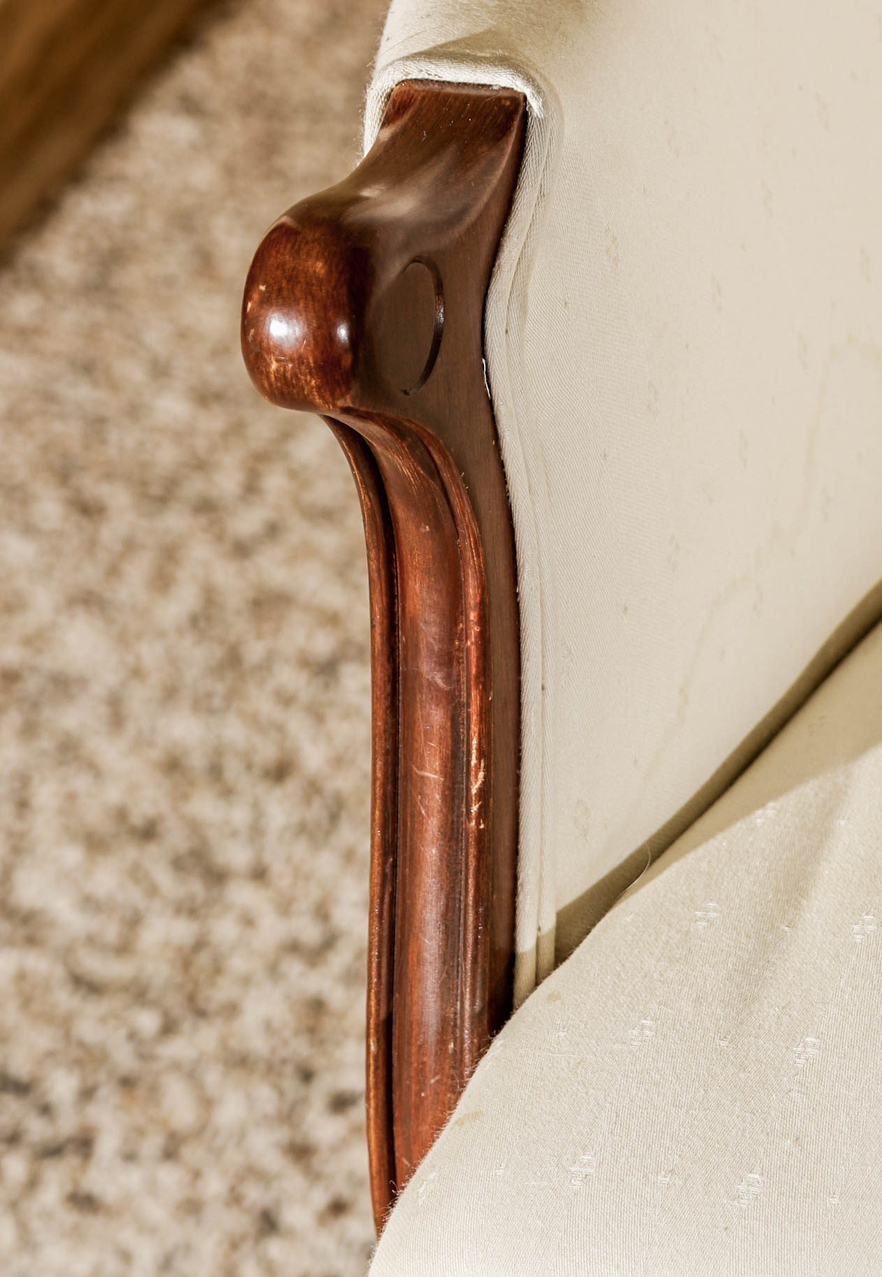 Button-Tufted Armchair