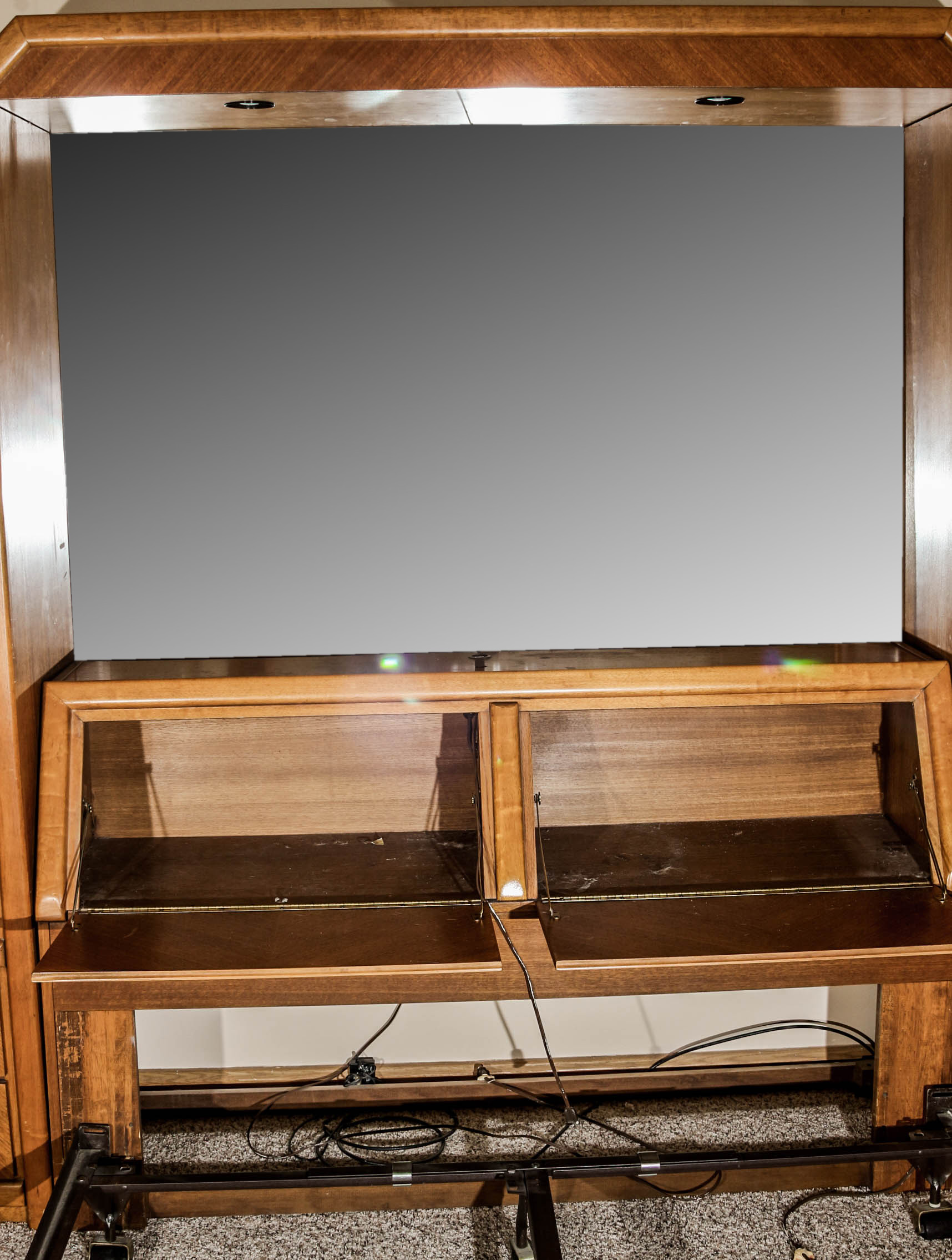 Vintage Deco Revival Style Dresser and Wall Bed by Lenoir House