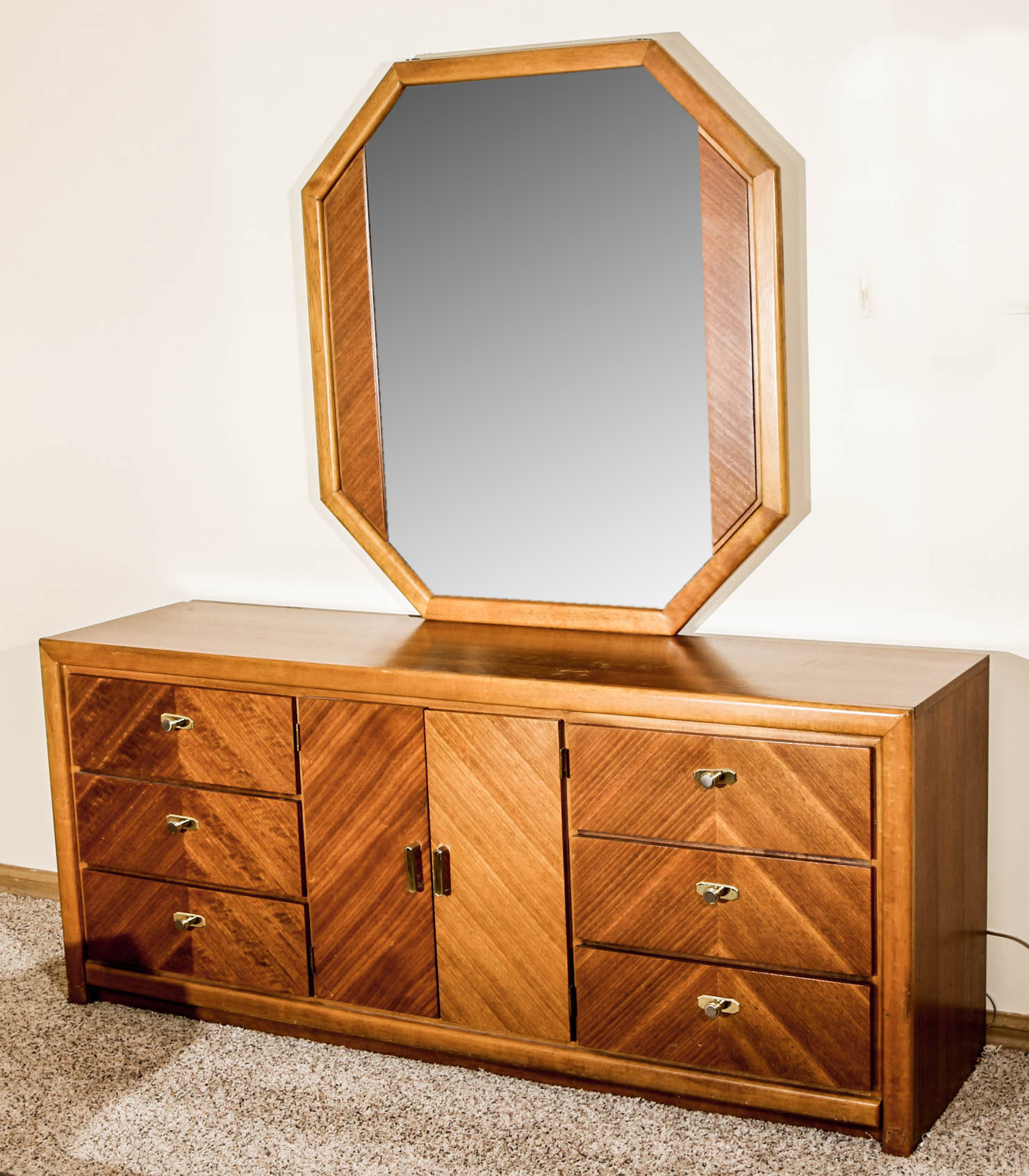 Vintage Deco Revival Style Dresser and Wall Bed by Lenoir House
