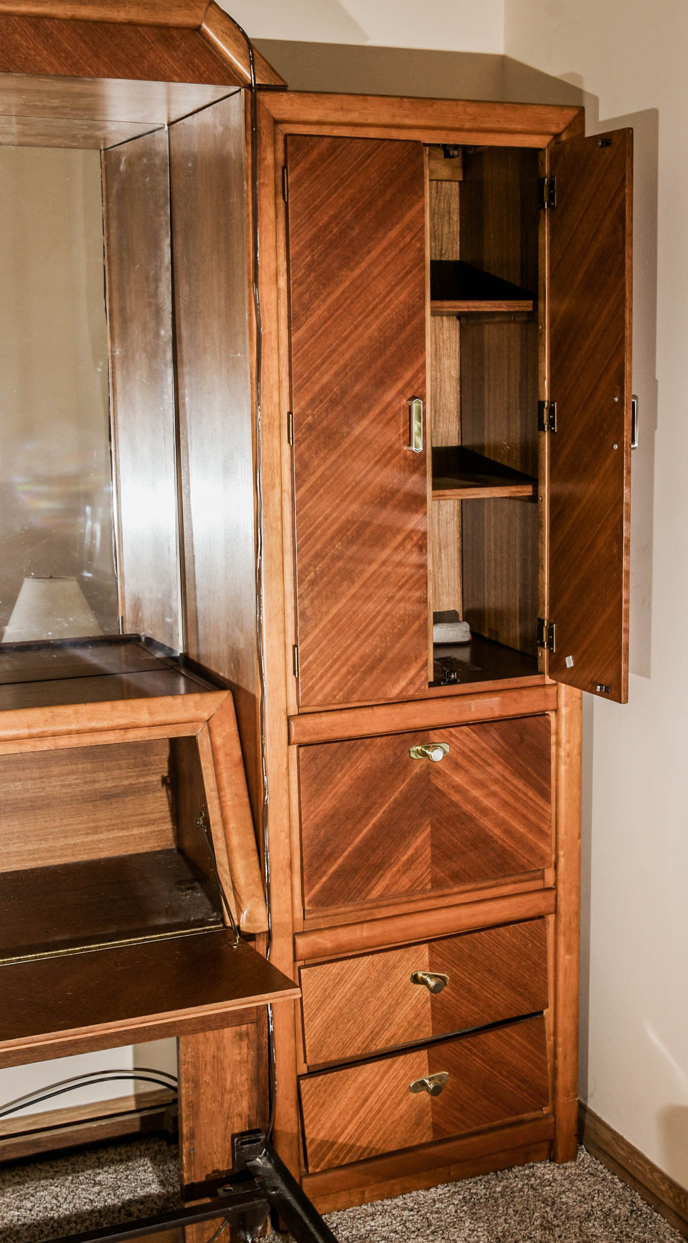 Vintage Deco Revival Style Dresser and Wall Bed by Lenoir House