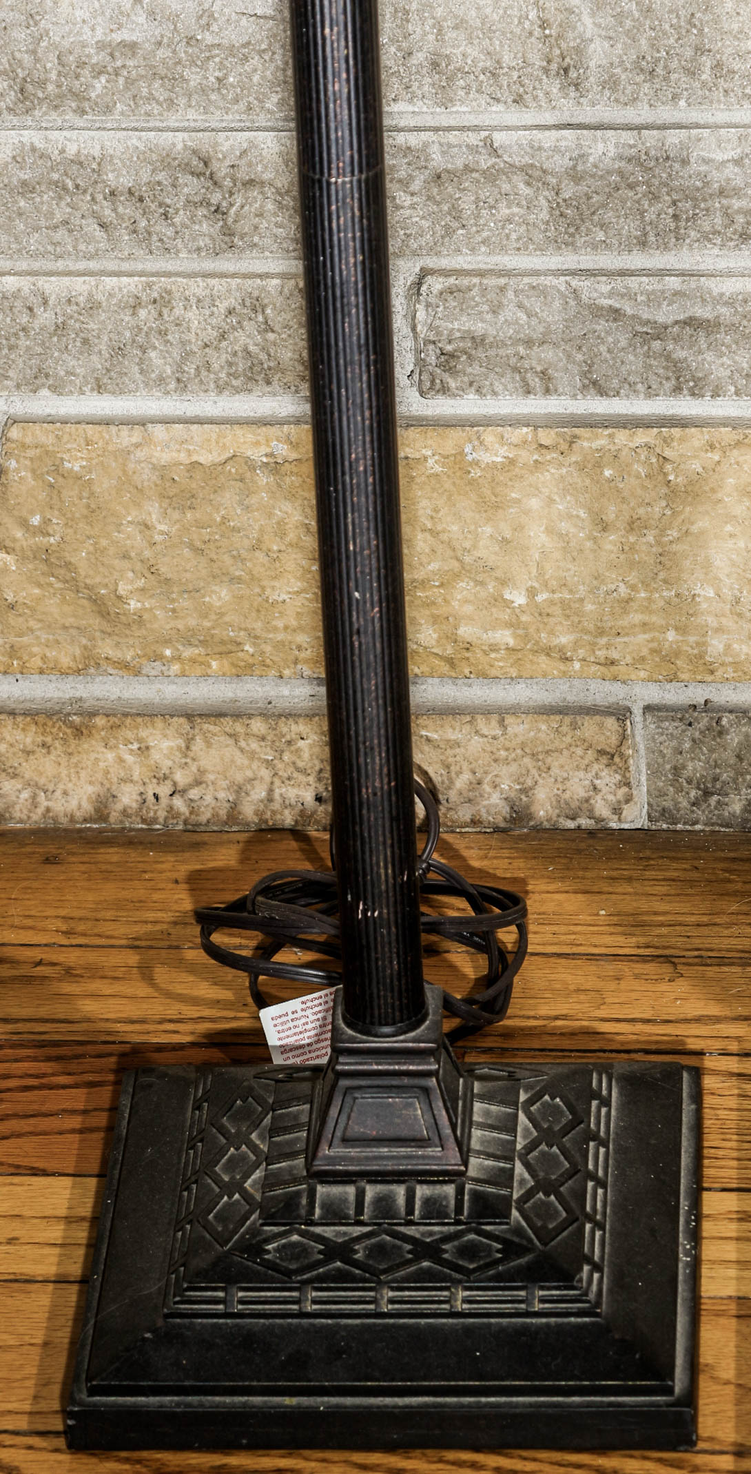 Pair of Arts and Crafts Style Stained Glass Floor Lamps