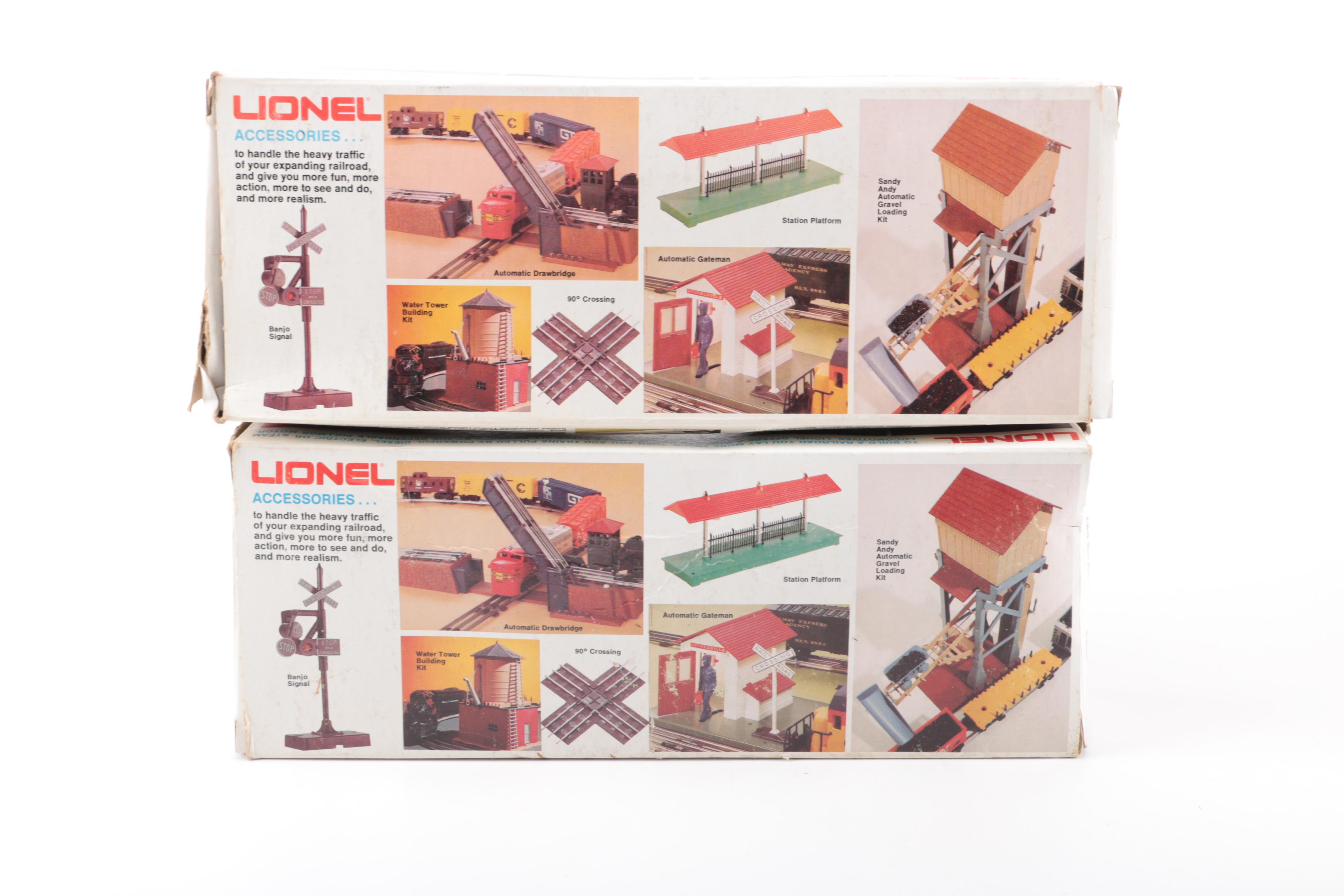 Lionel Train Cars with Accessories
