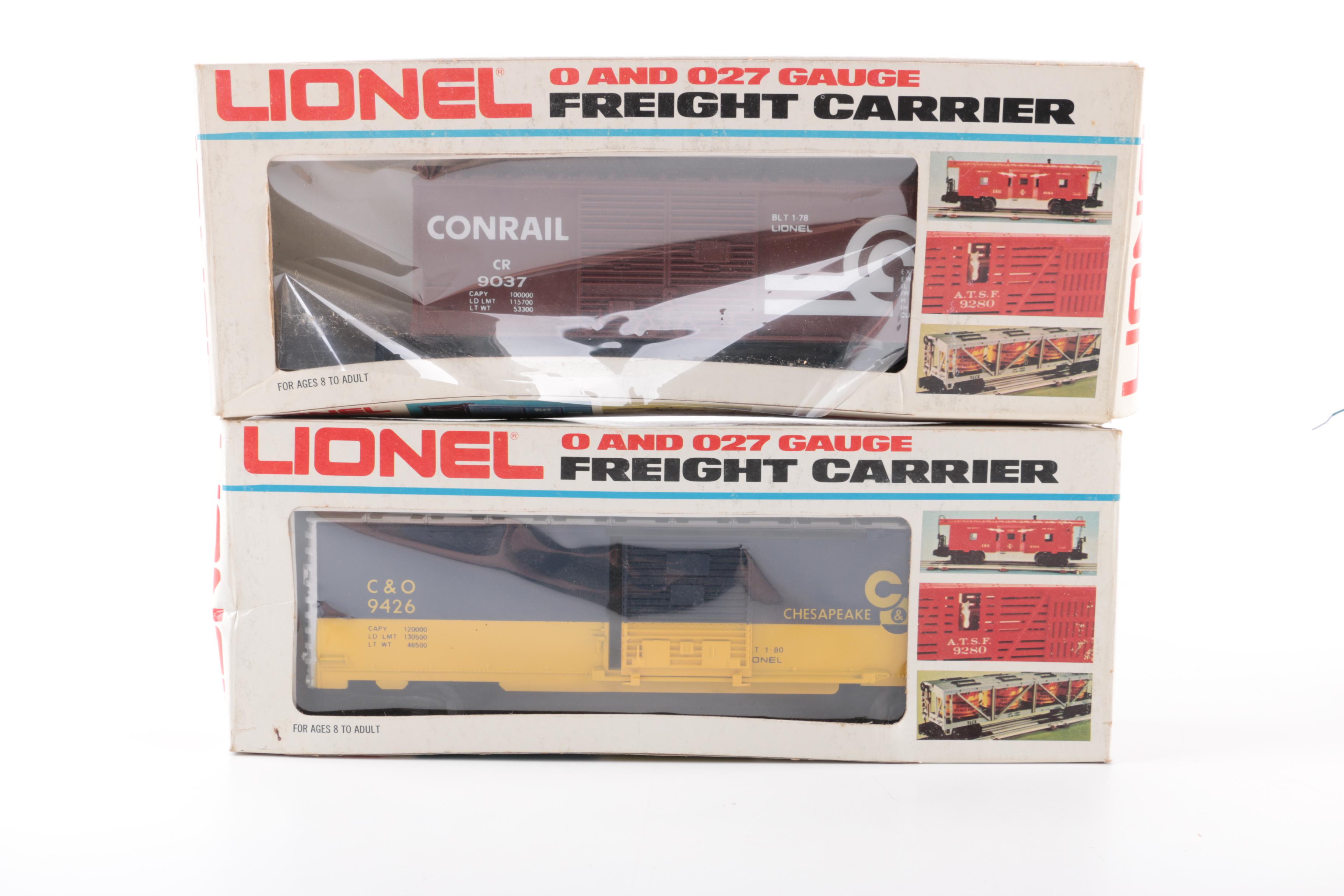 Lionel Train Cars with Accessories