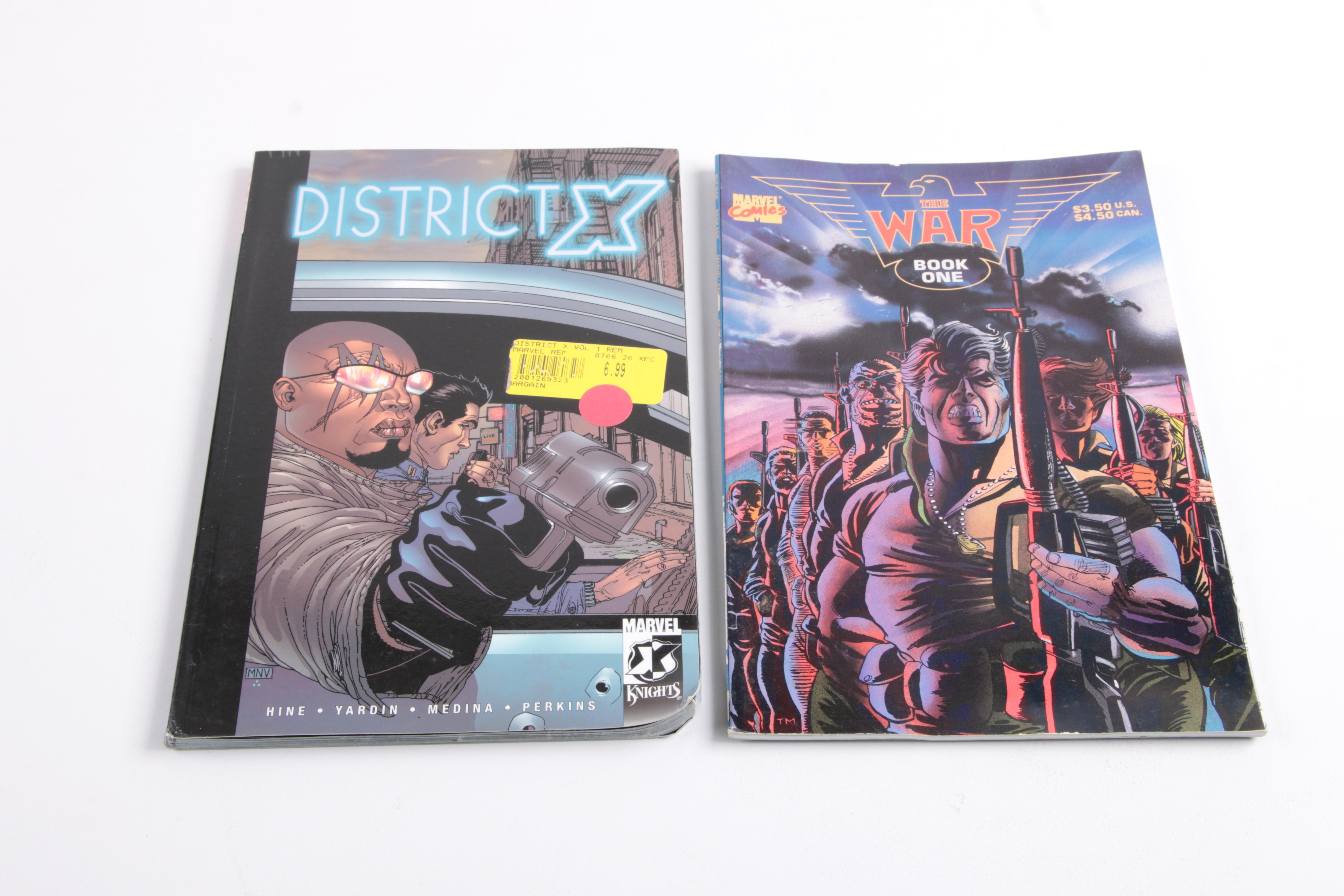 Assorted Modern DC and Marvel Graphic Novels