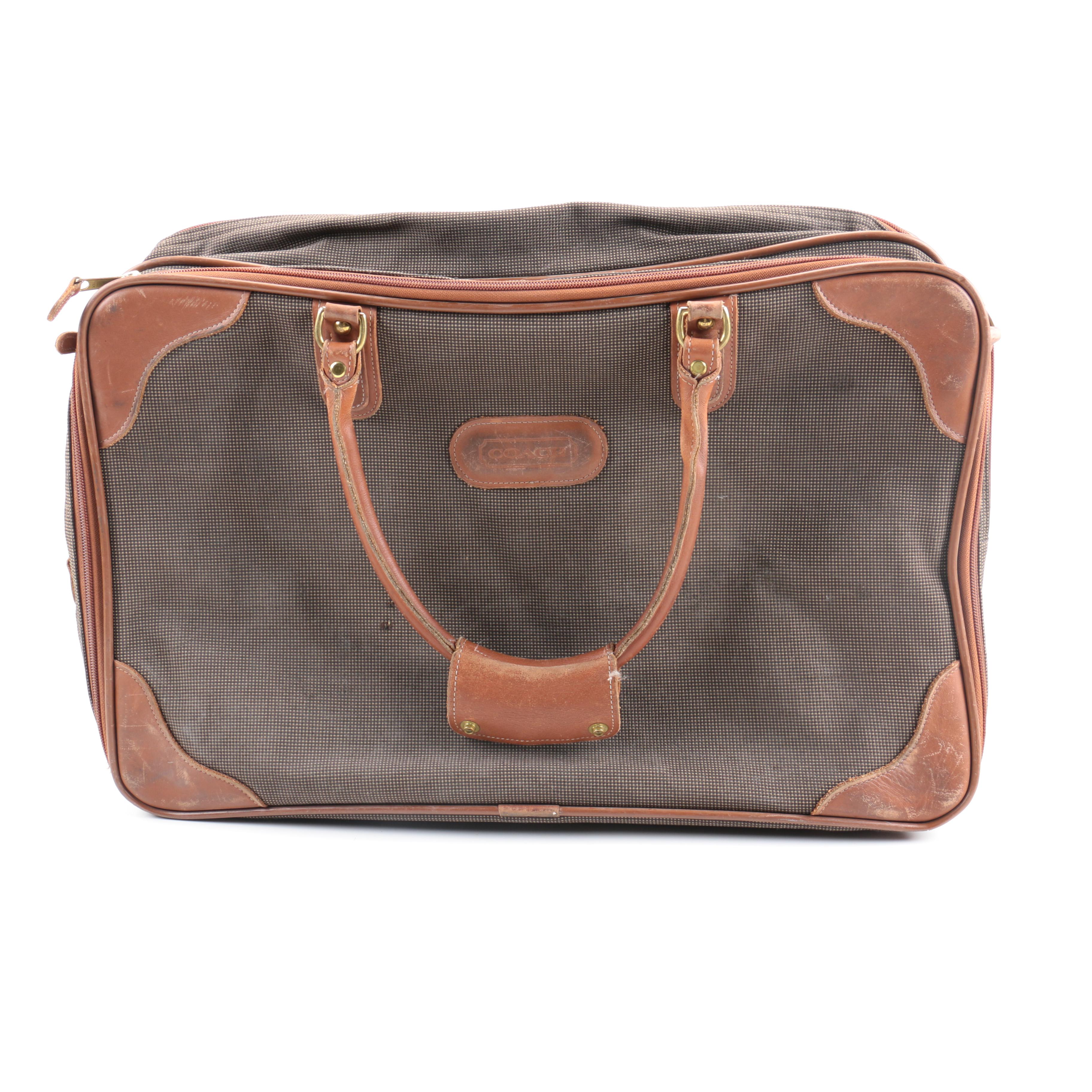 Vintage Coach Weekender Bag