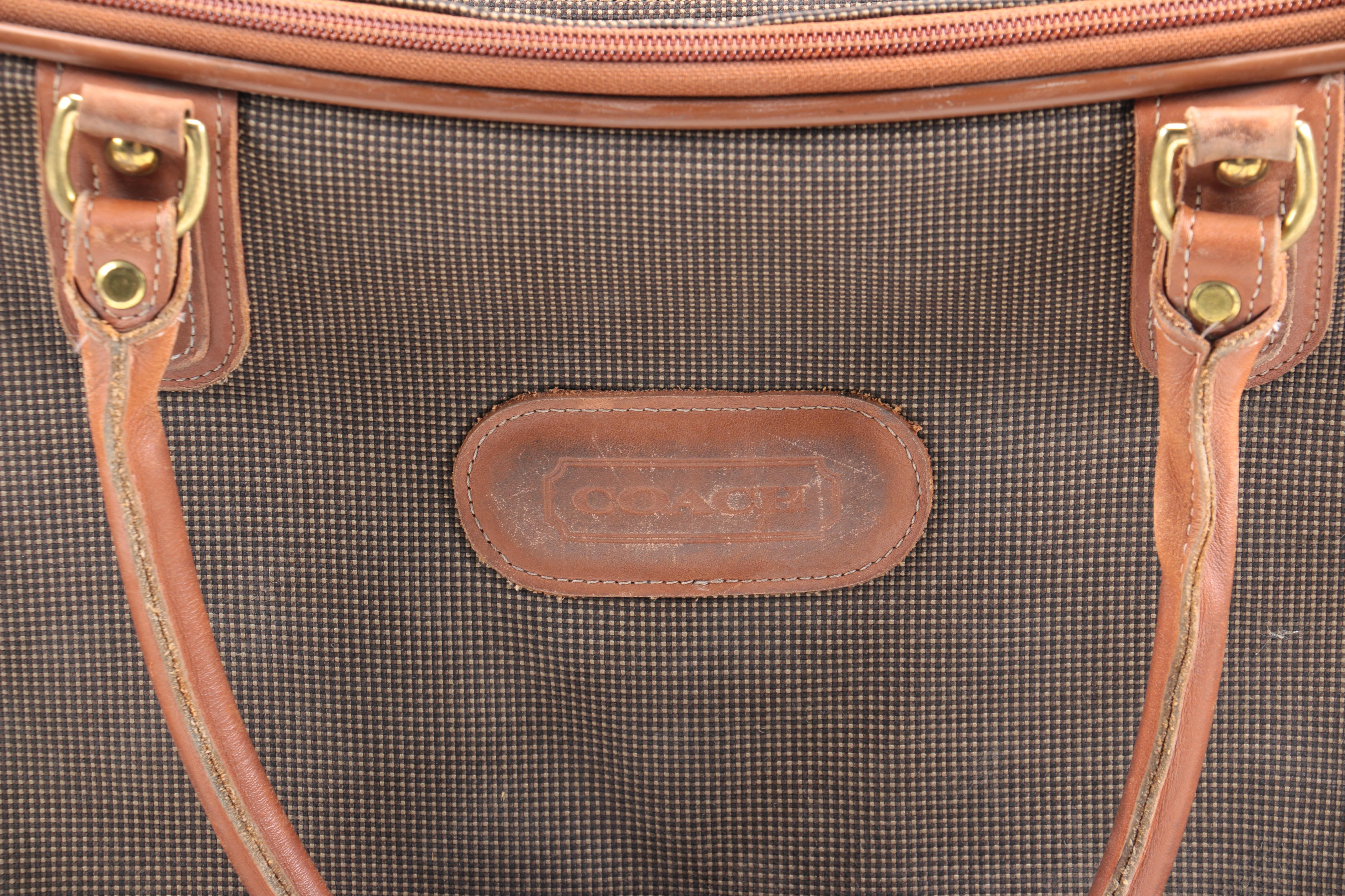Vintage Coach Weekender Bag