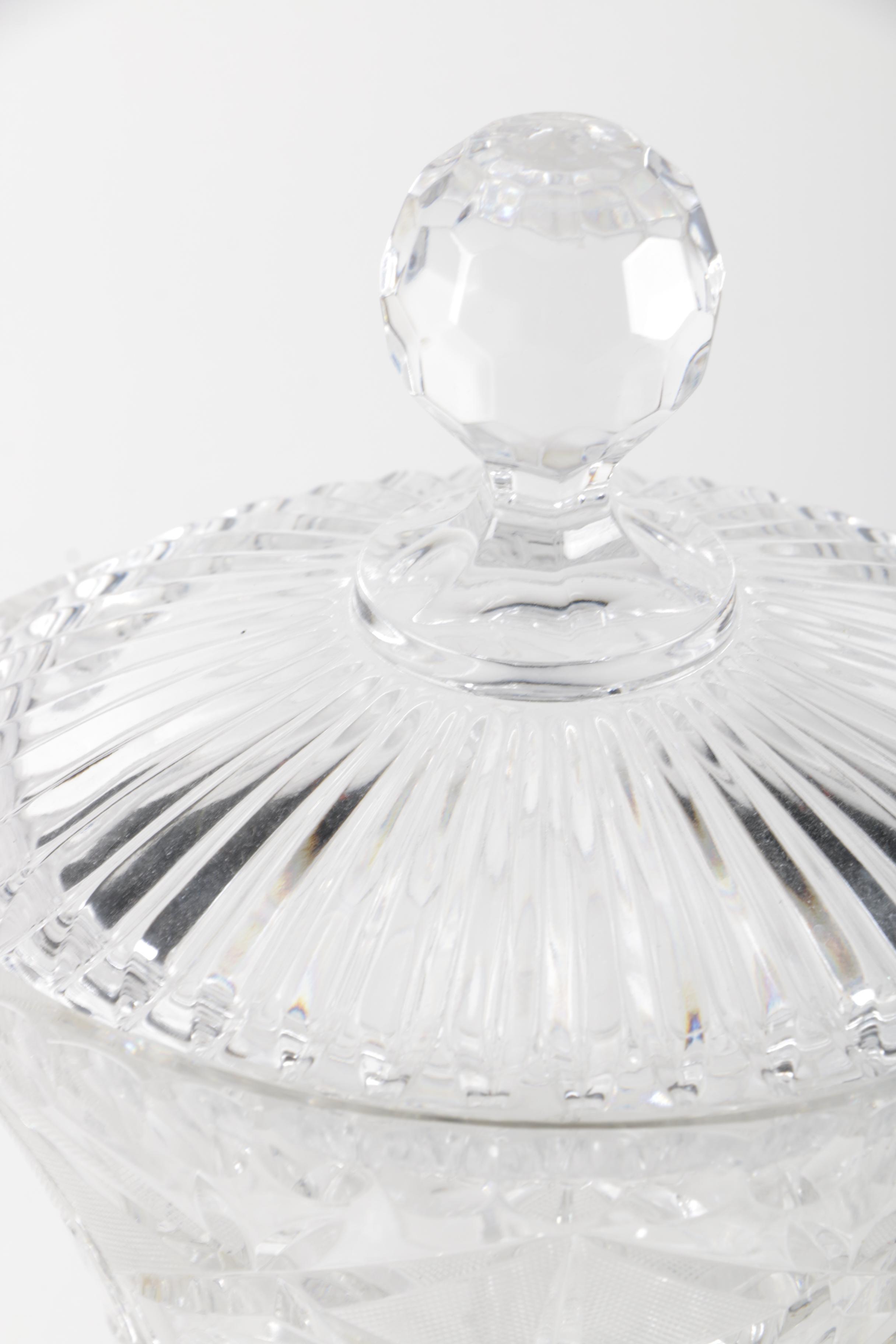 Mixed Crystal And Glass Vases