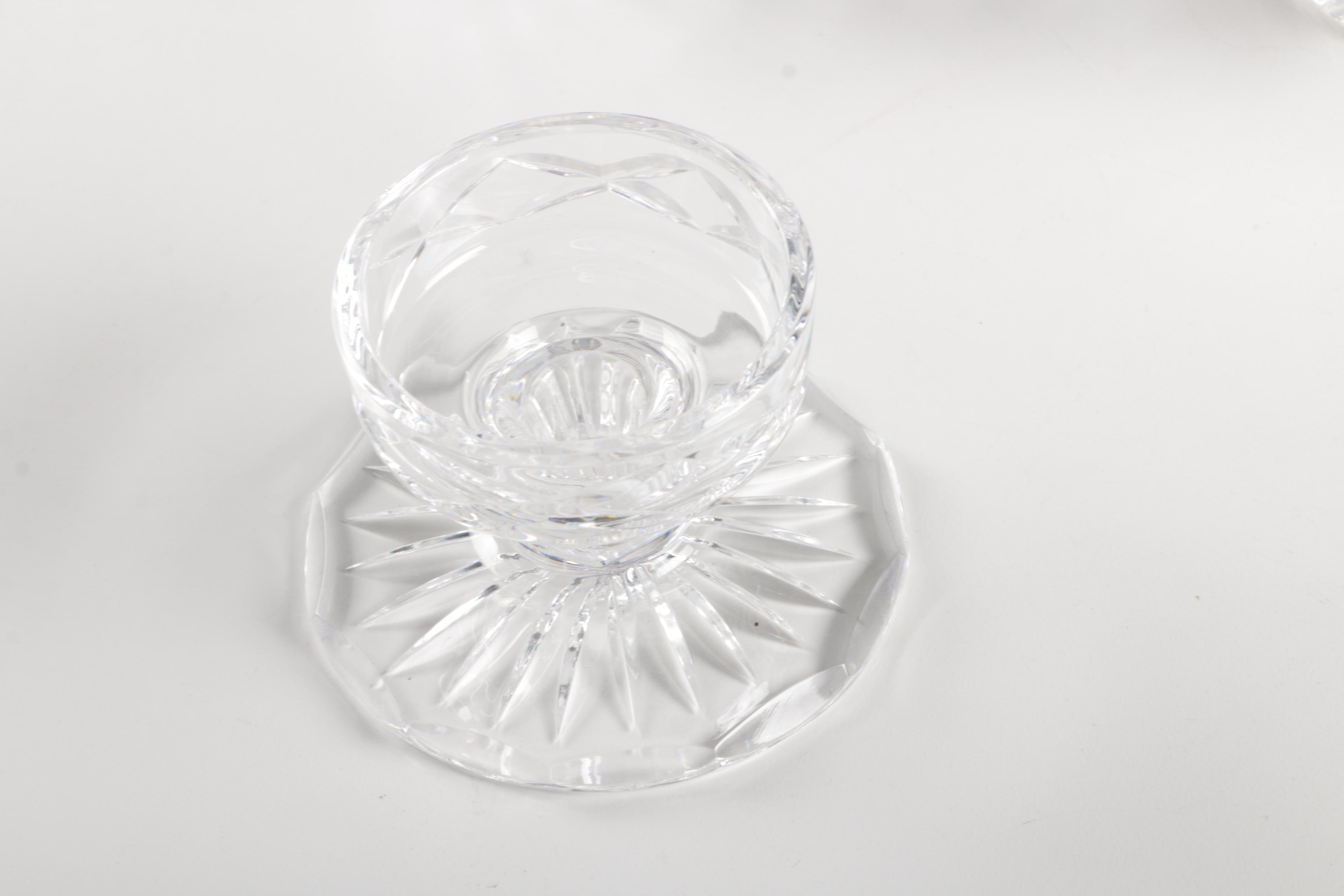 Mixed Crystal And Glass Vases