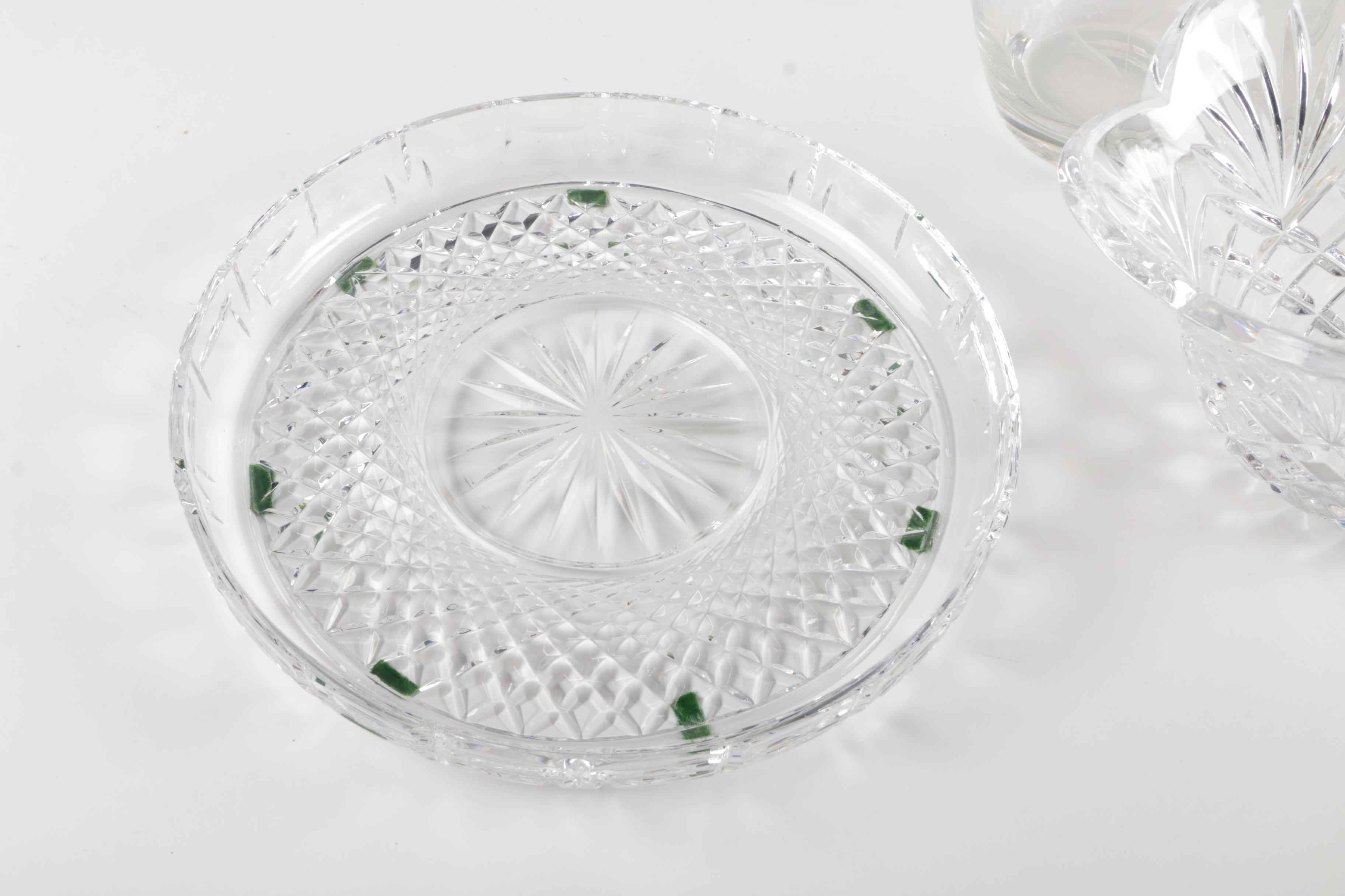 Mixed Crystal And Glass Vases