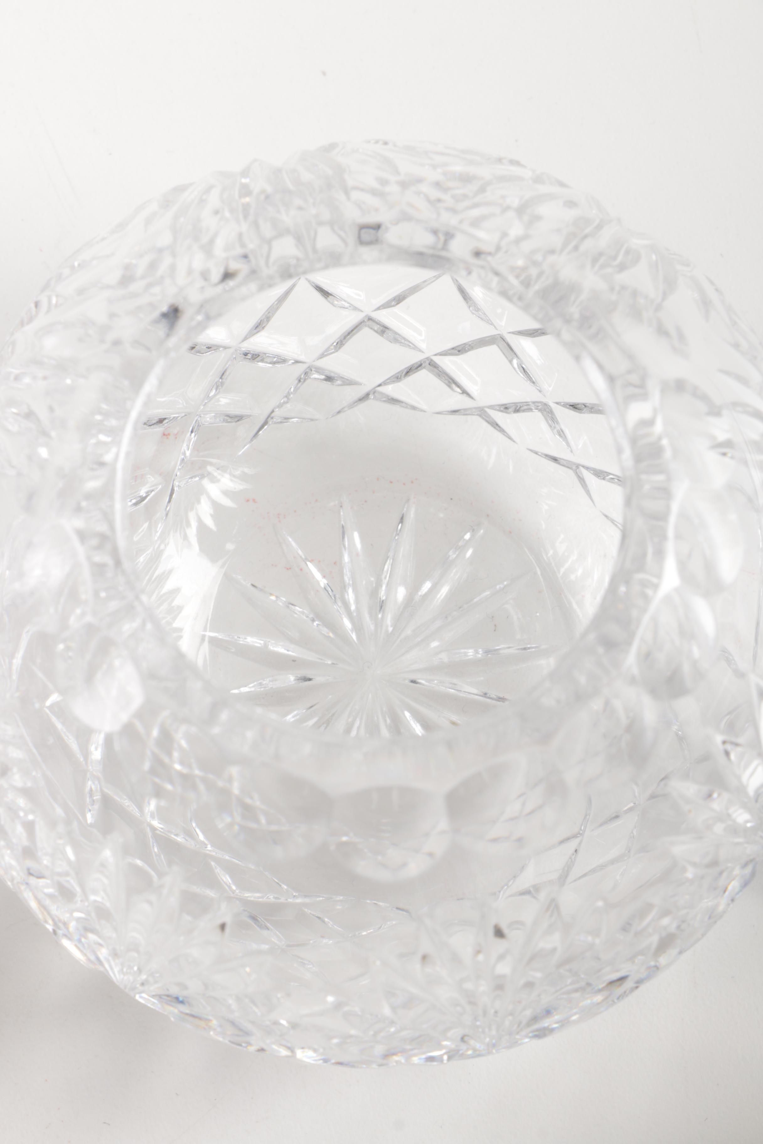 Mixed Crystal And Glass Vases