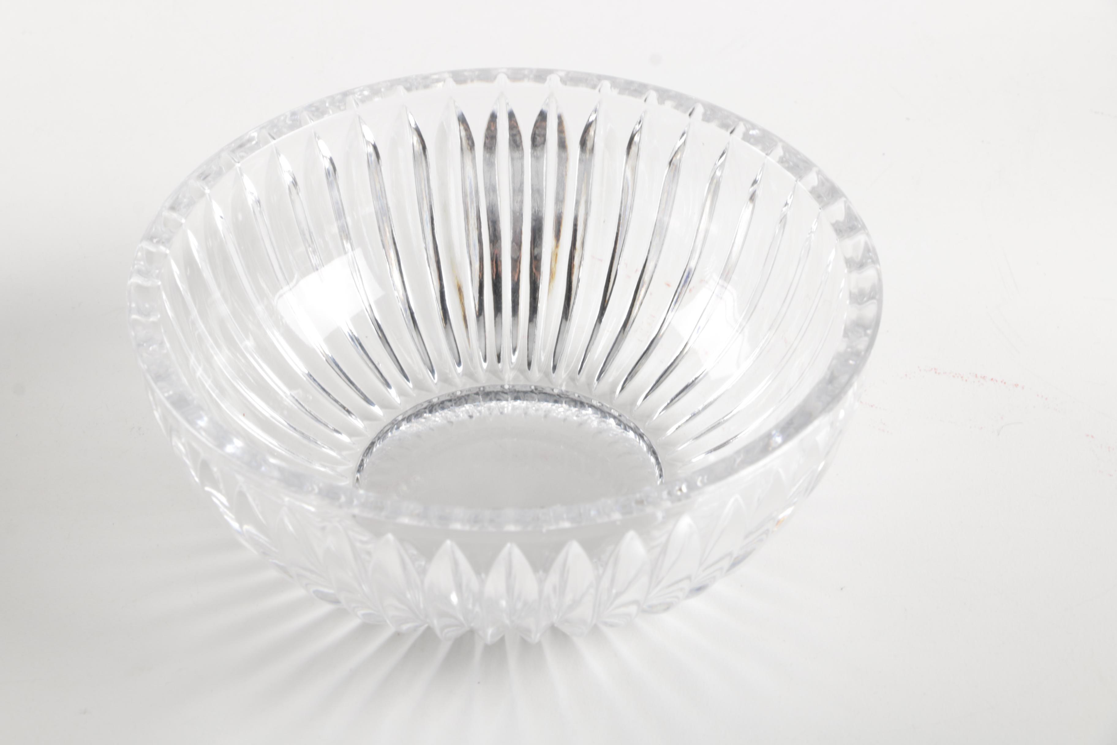 Mixed Crystal And Glass Vases