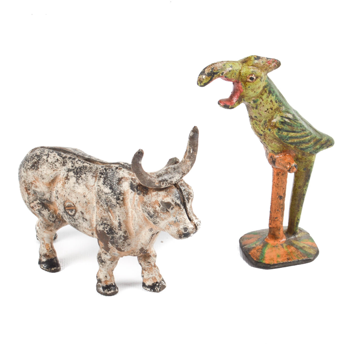 Vintage Cast Iron Coin Bank and Bottle Opener