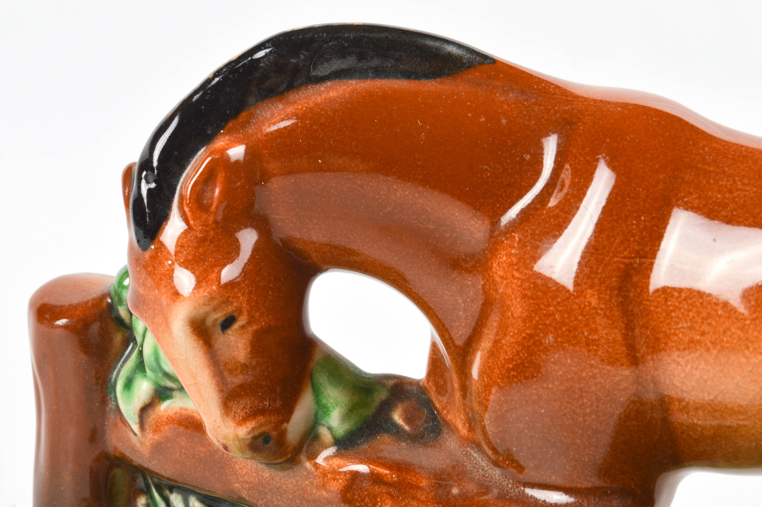 Vintage Mid-Century Horse-Themed Planter