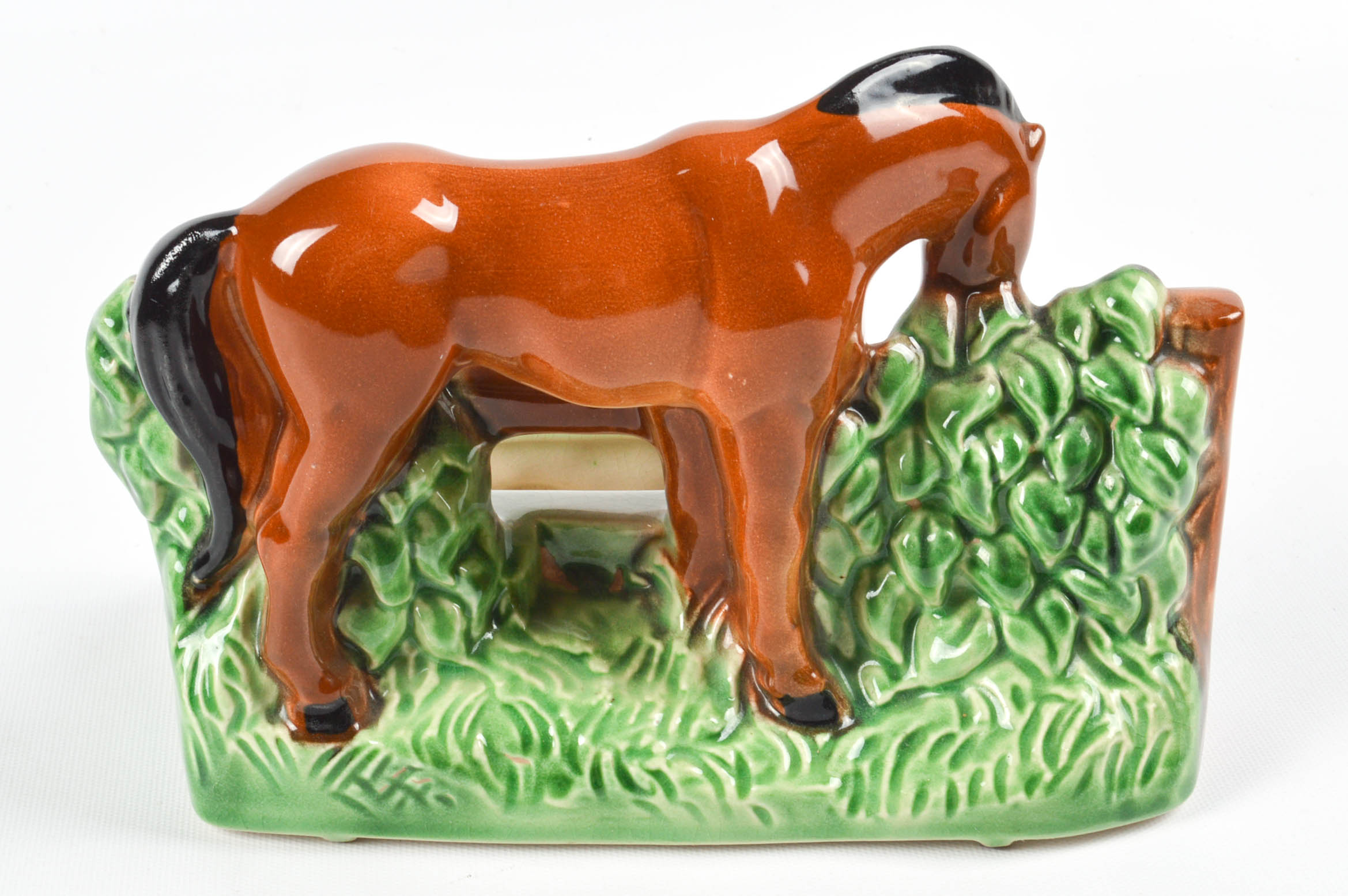 Vintage Mid-Century Horse-Themed Planter