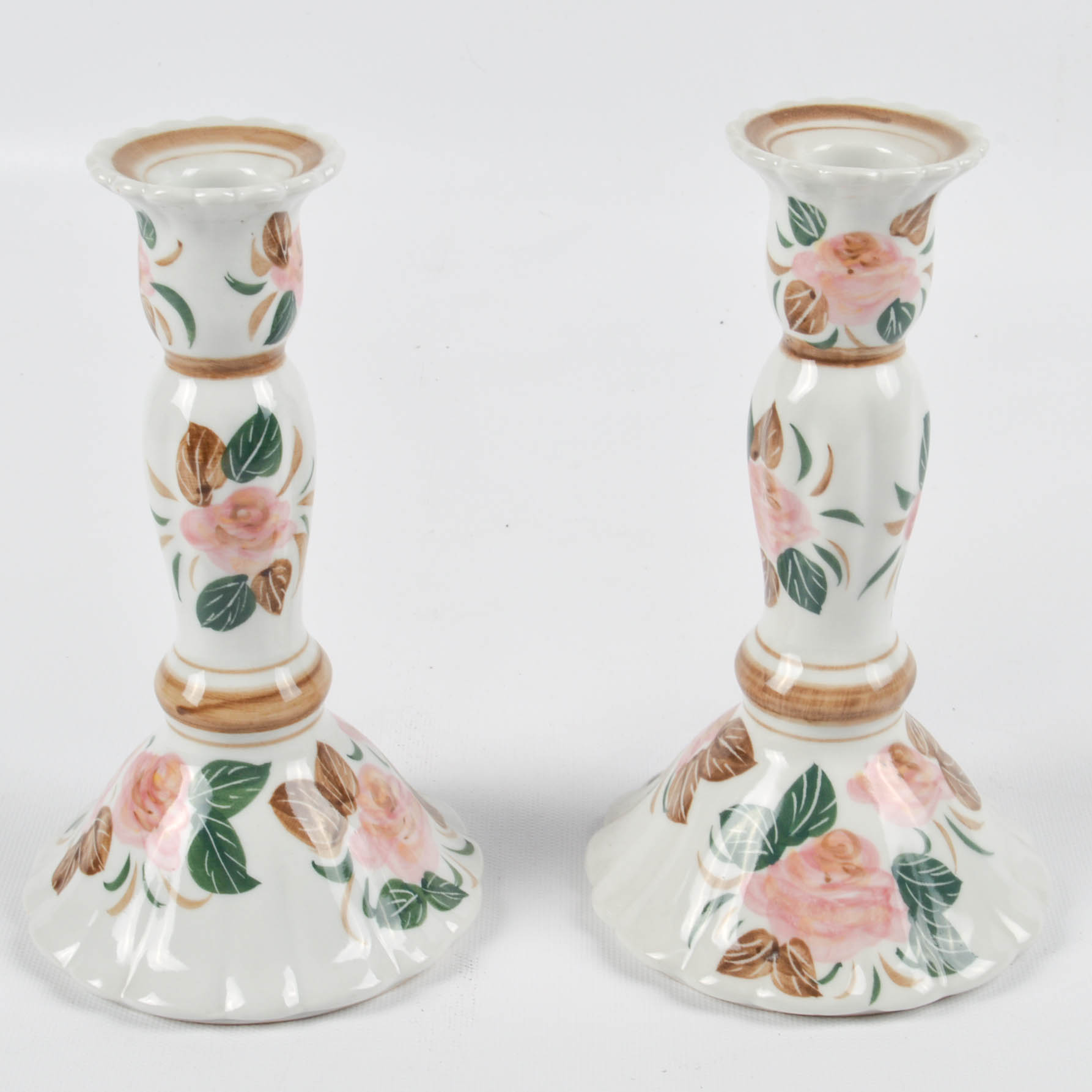Handcrafted Lotus Bud Vases and Candlesticks