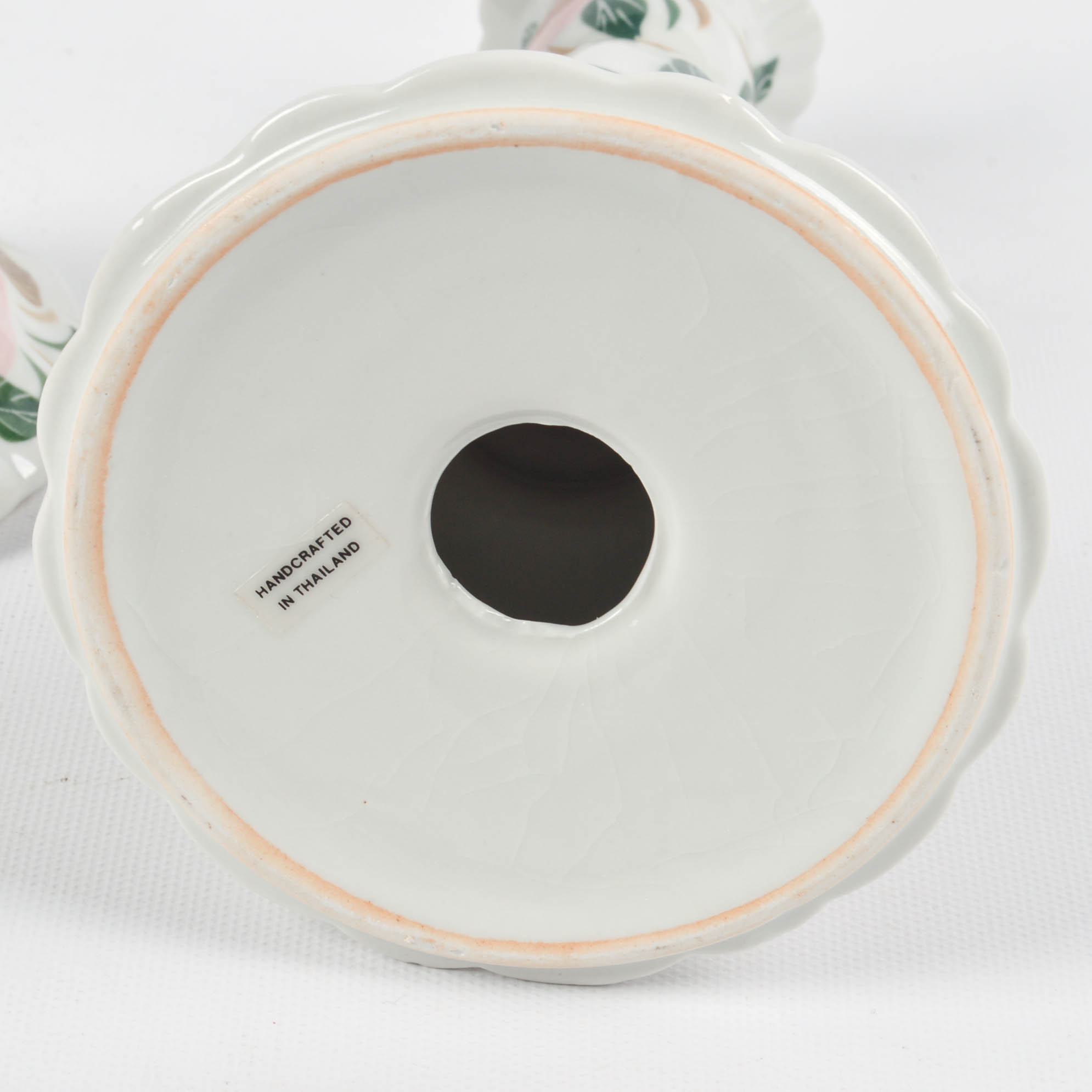 Handcrafted Lotus Bud Vases and Candlesticks