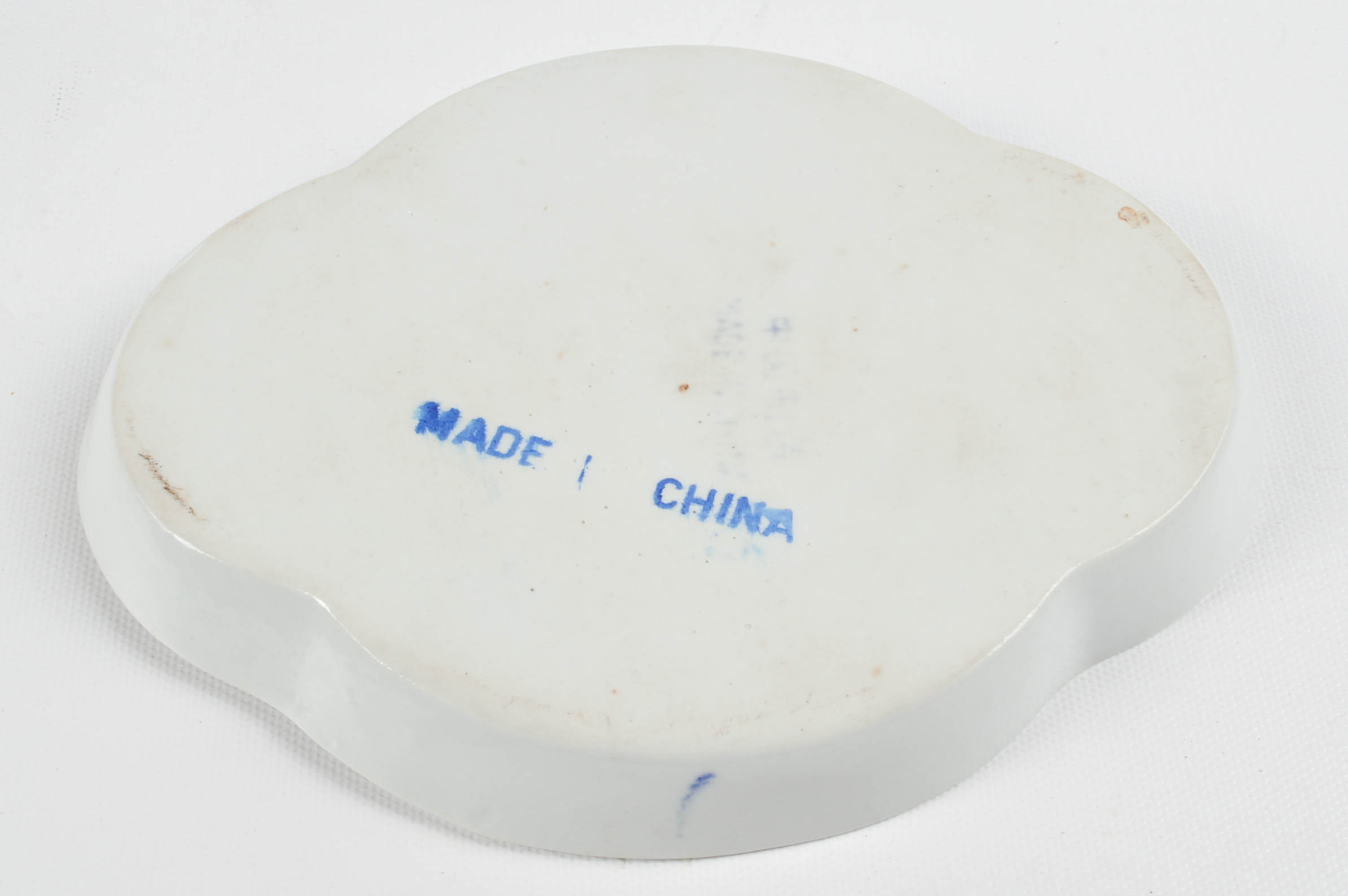 Chinese Cloisonné Eggs With Blue and White Miniature Tea Set