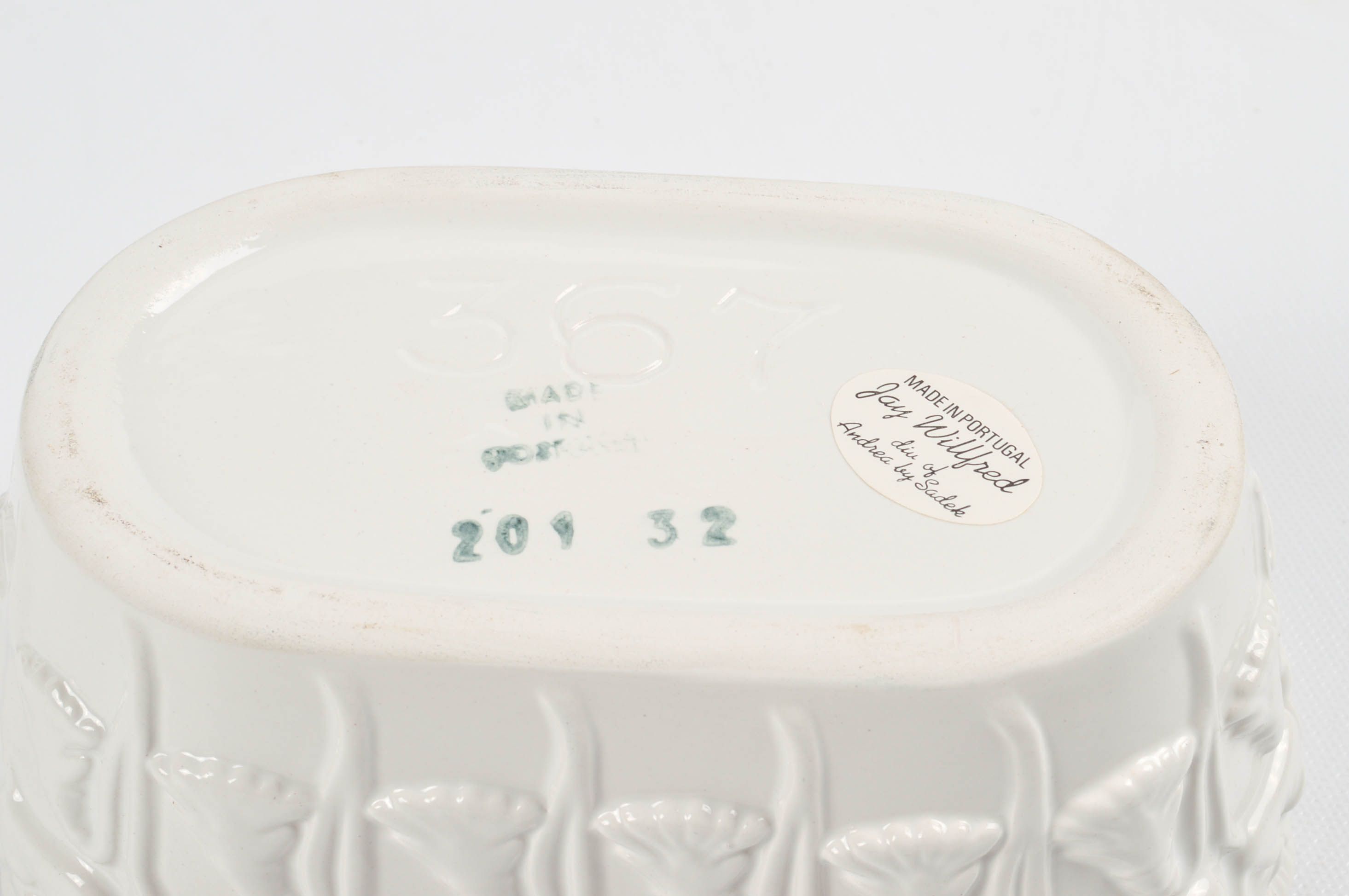 Chinese Cloisonné Eggs With Blue and White Miniature Tea Set