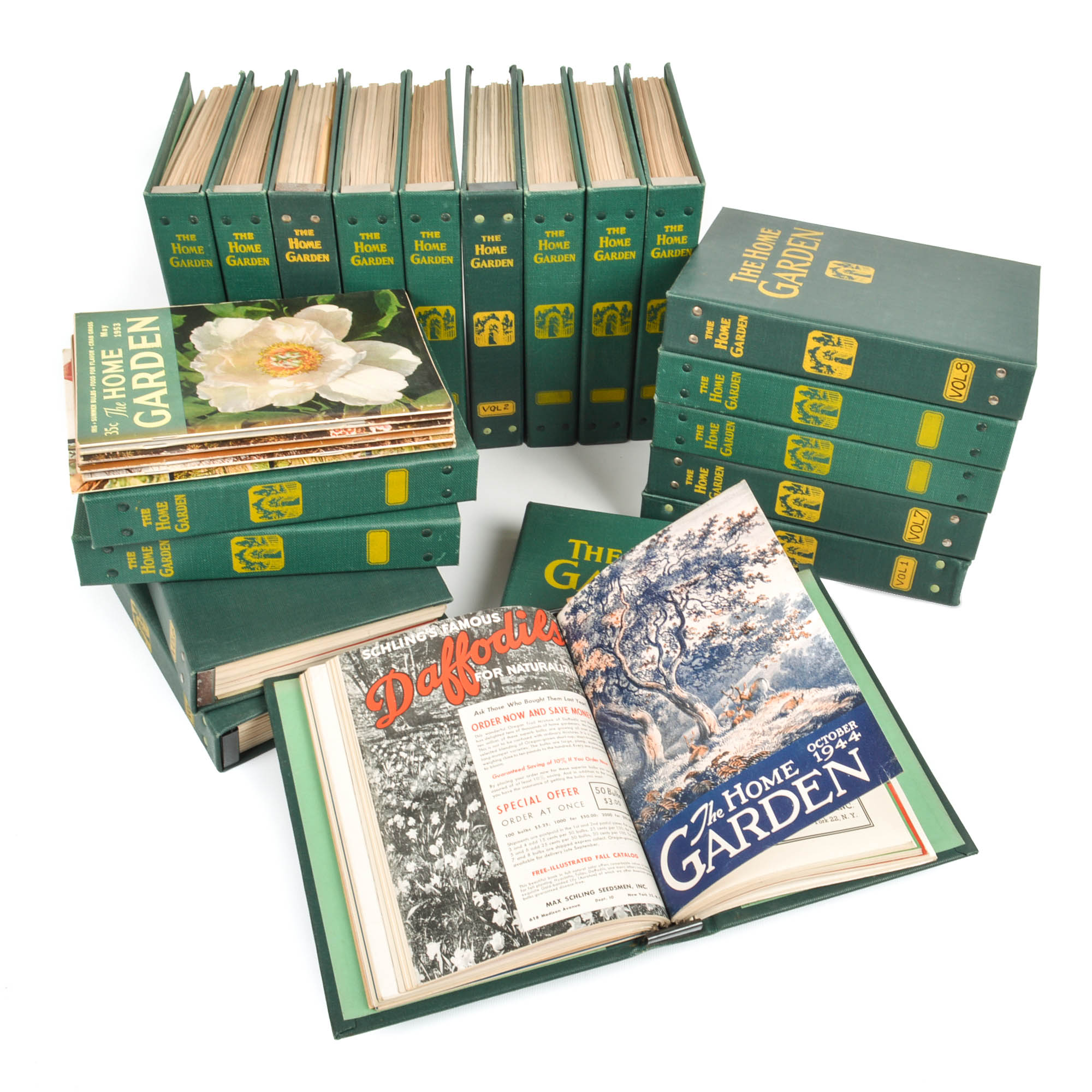 Bound Issues Of "The Home Garden" Magazine