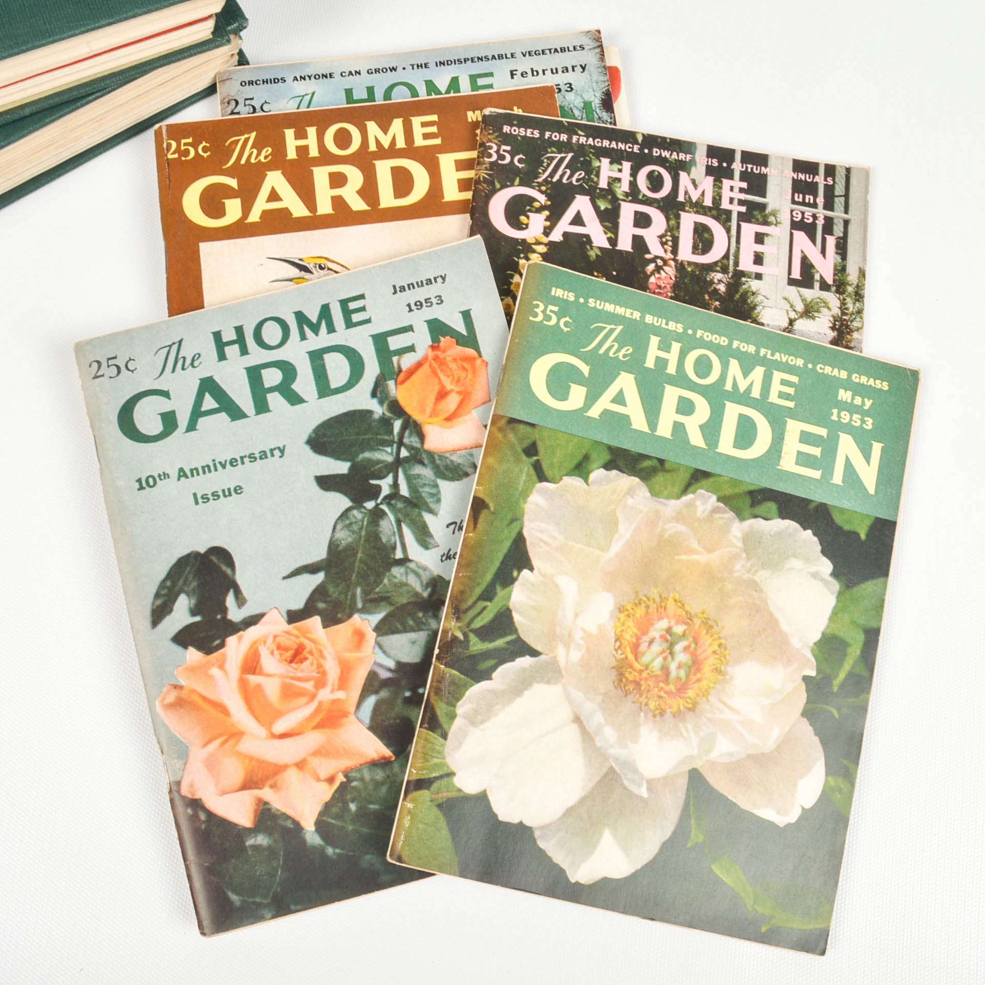 Bound Issues Of "The Home Garden" Magazine