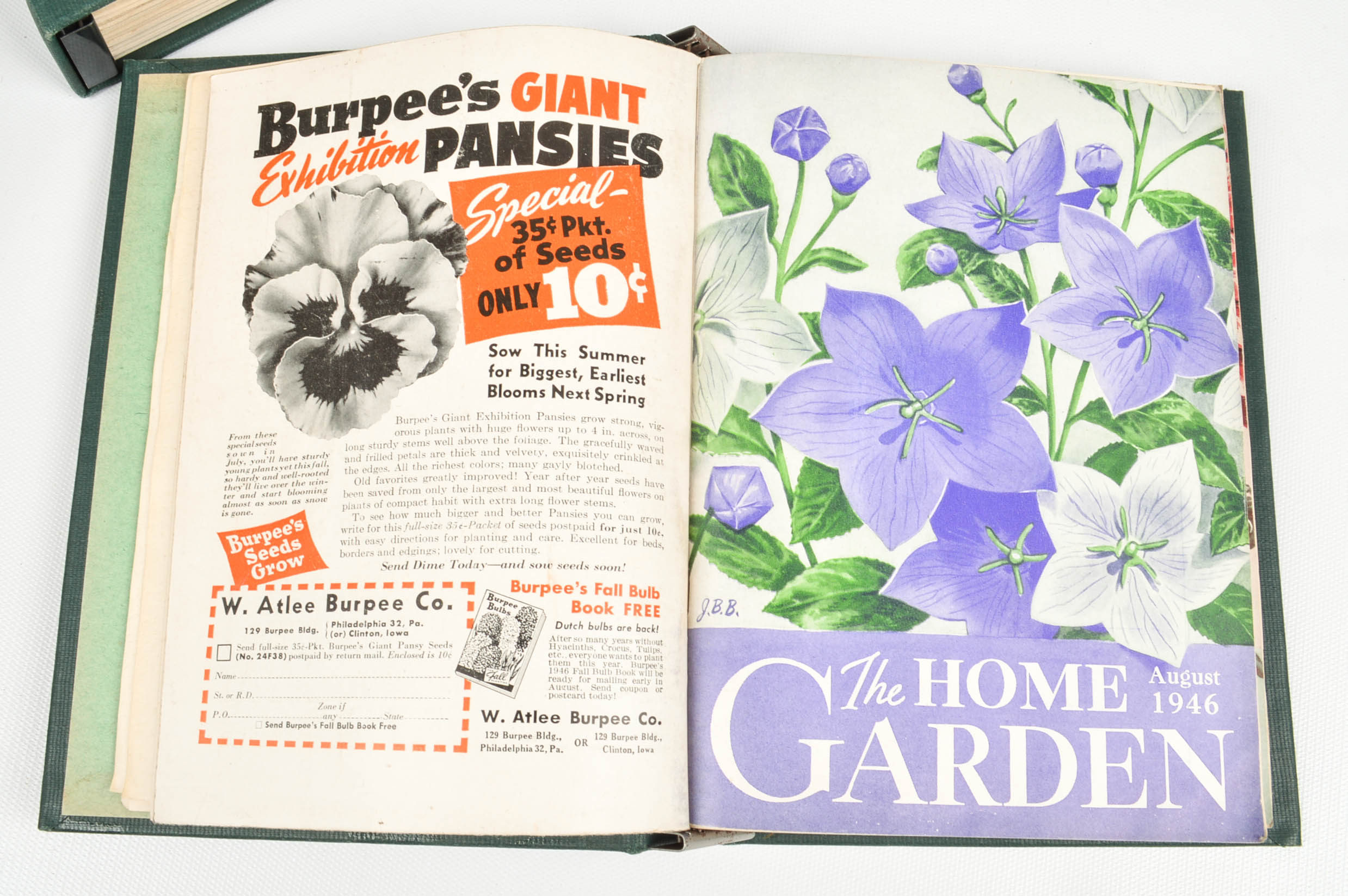 Bound Issues Of "The Home Garden" Magazine