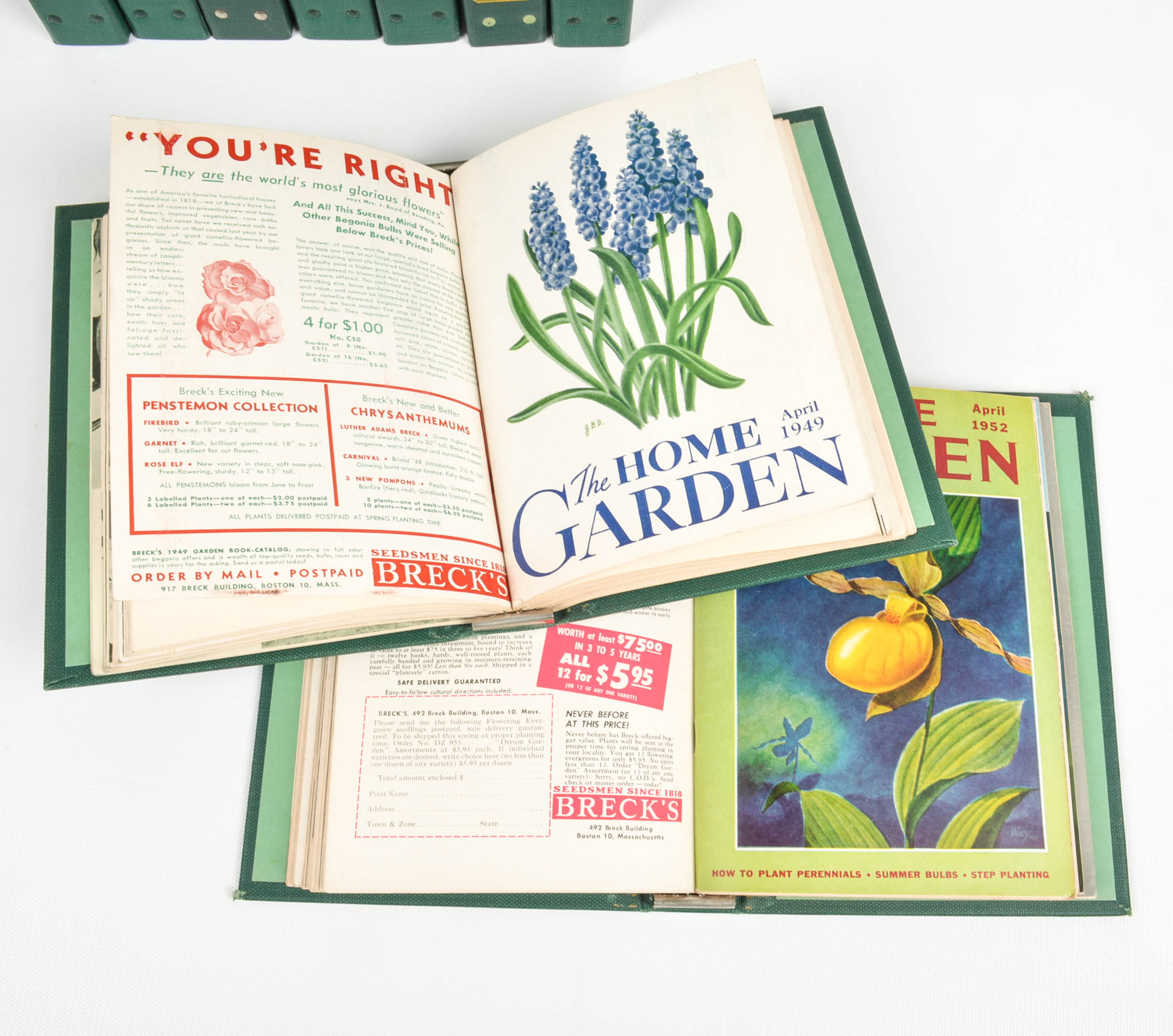 Bound Issues Of "The Home Garden" Magazine