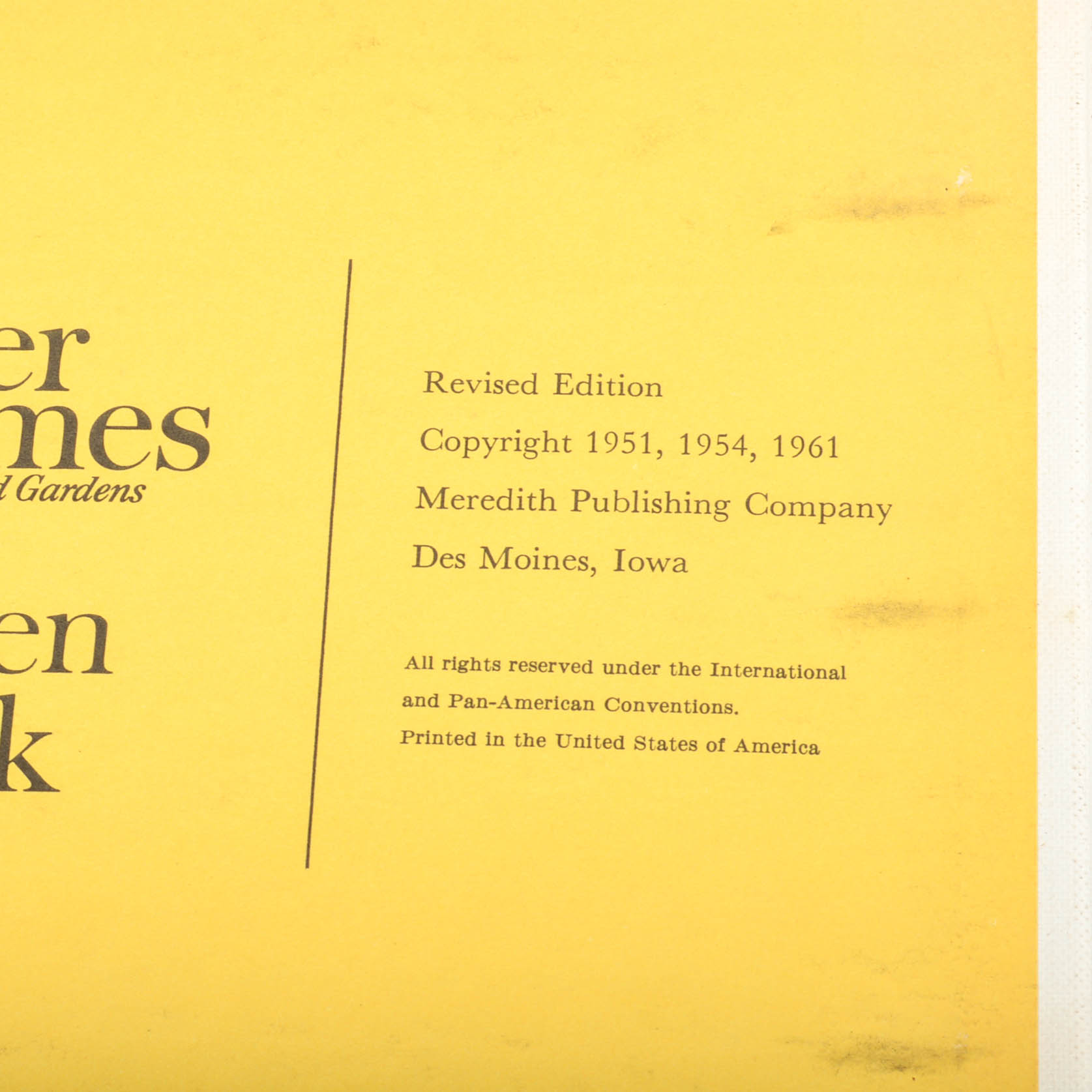 Bound Issues Of "The Home Garden" Magazine