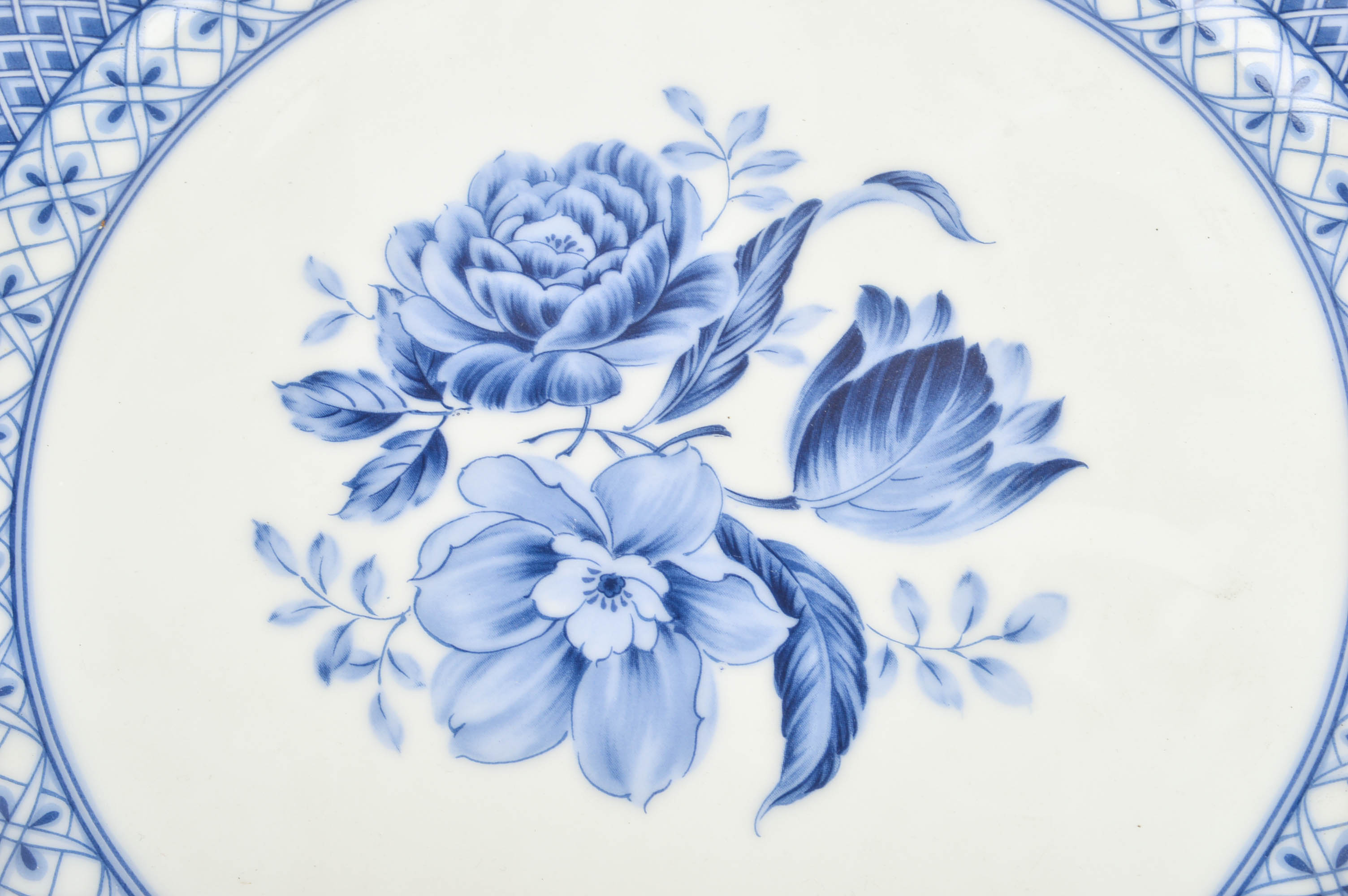 Blue and White Tableware Grouping Including Andrea by Sadek