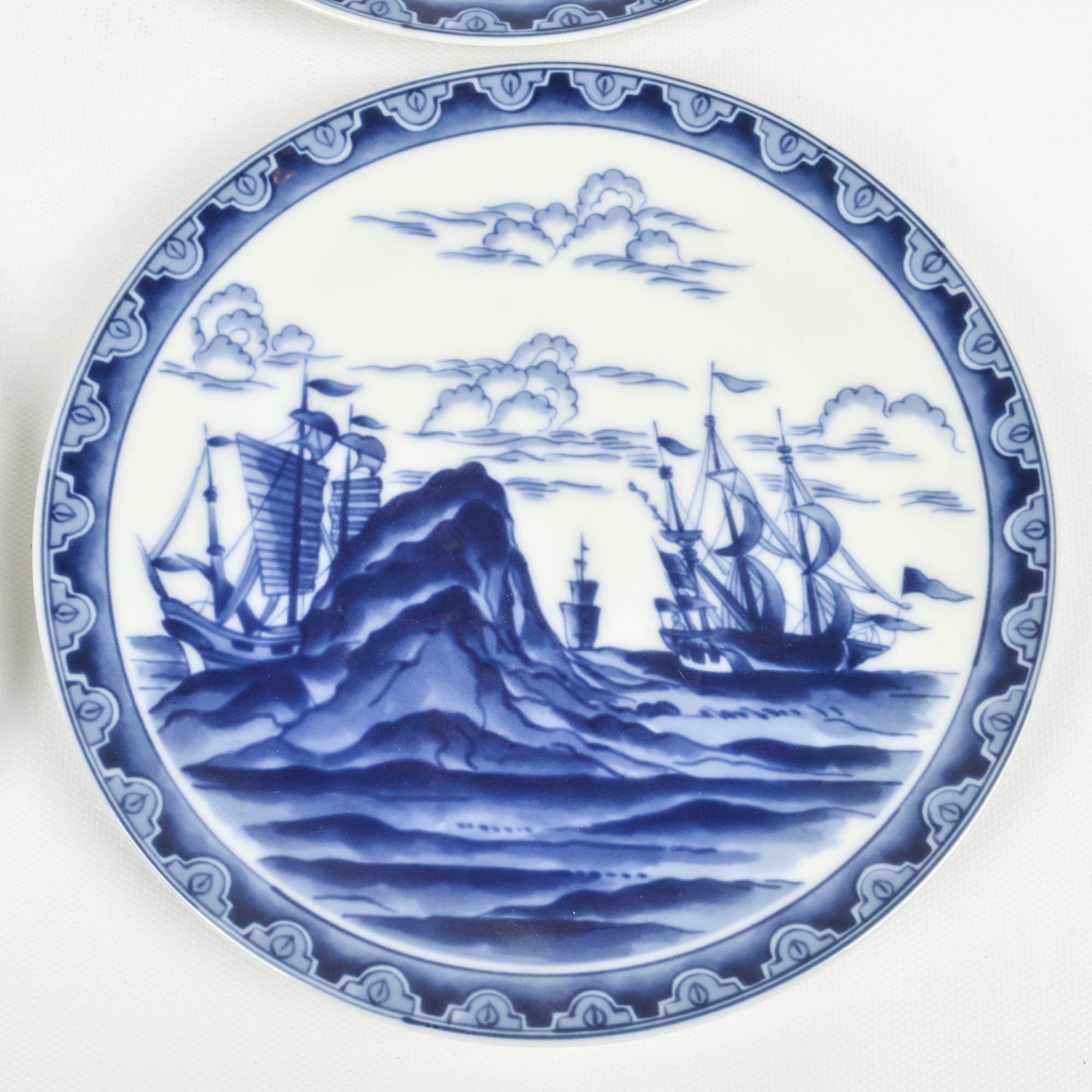 Blue and White Dessert Set by Andrea by Sadek