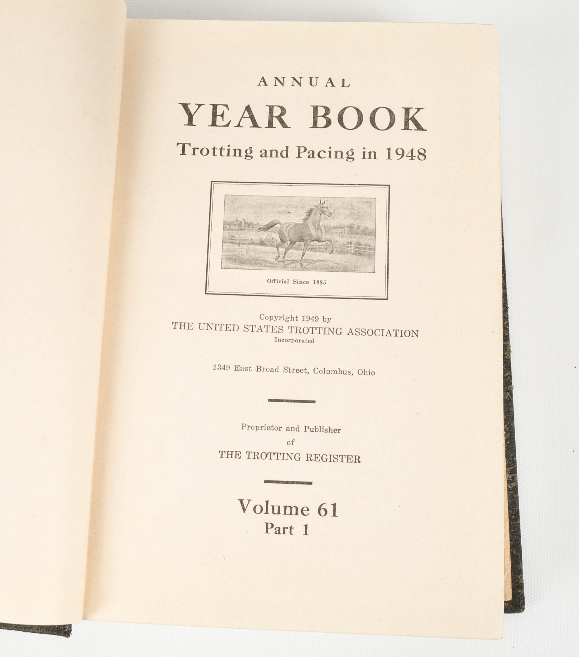 United States Trotting Association "Sires & Dams" and "Yearbooks"