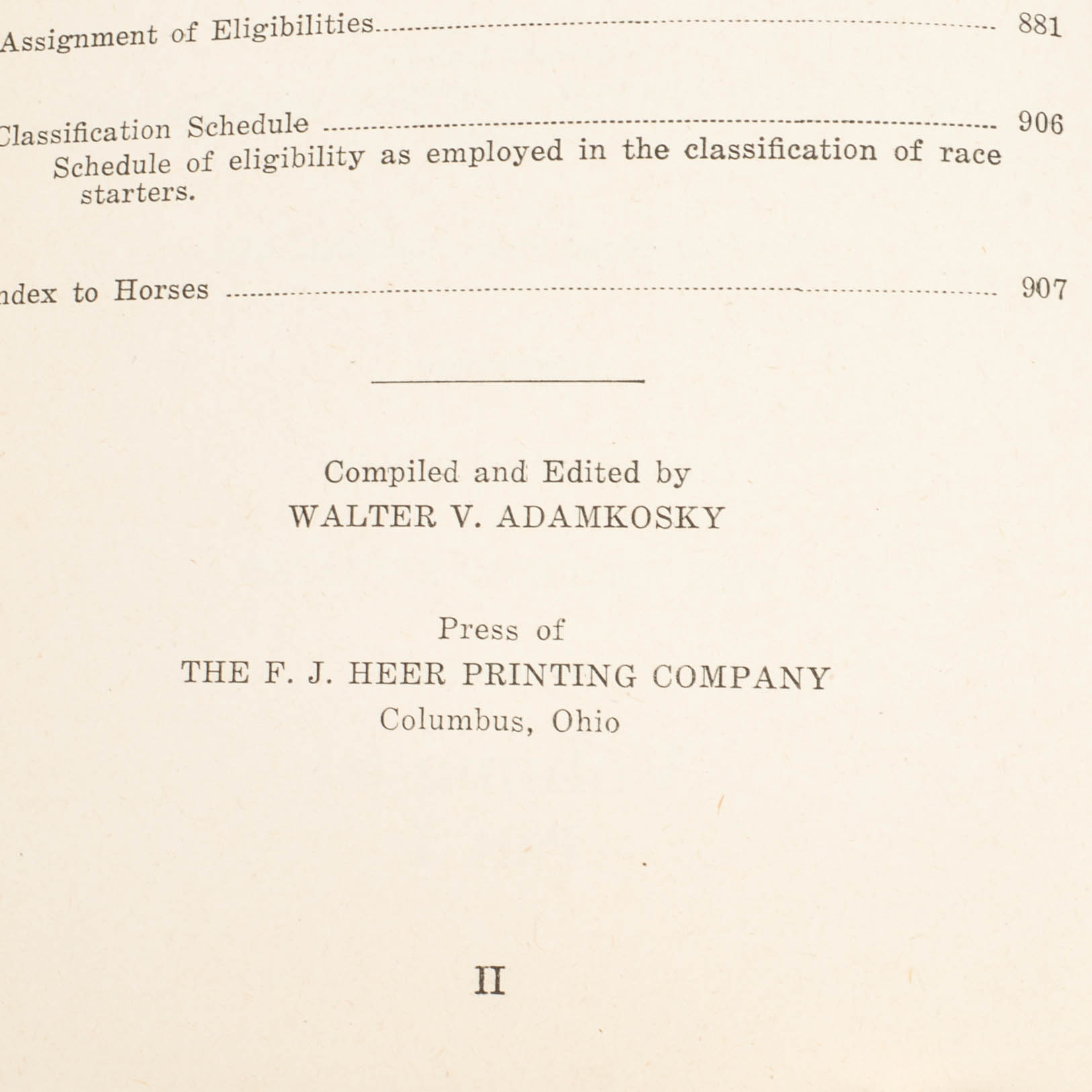 United States Trotting Association "Sires & Dams" and "Yearbooks"