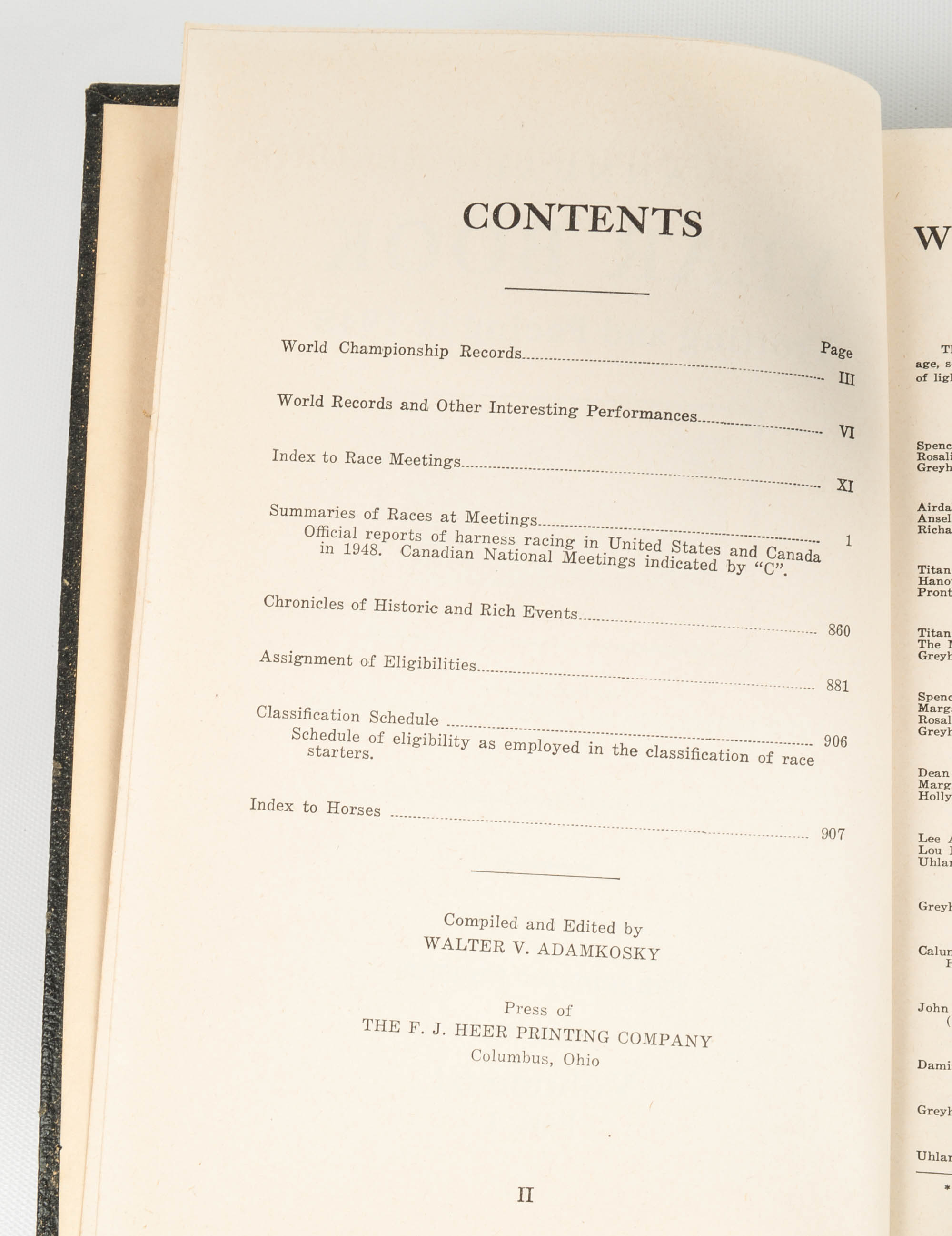 United States Trotting Association "Sires & Dams" and "Yearbooks"