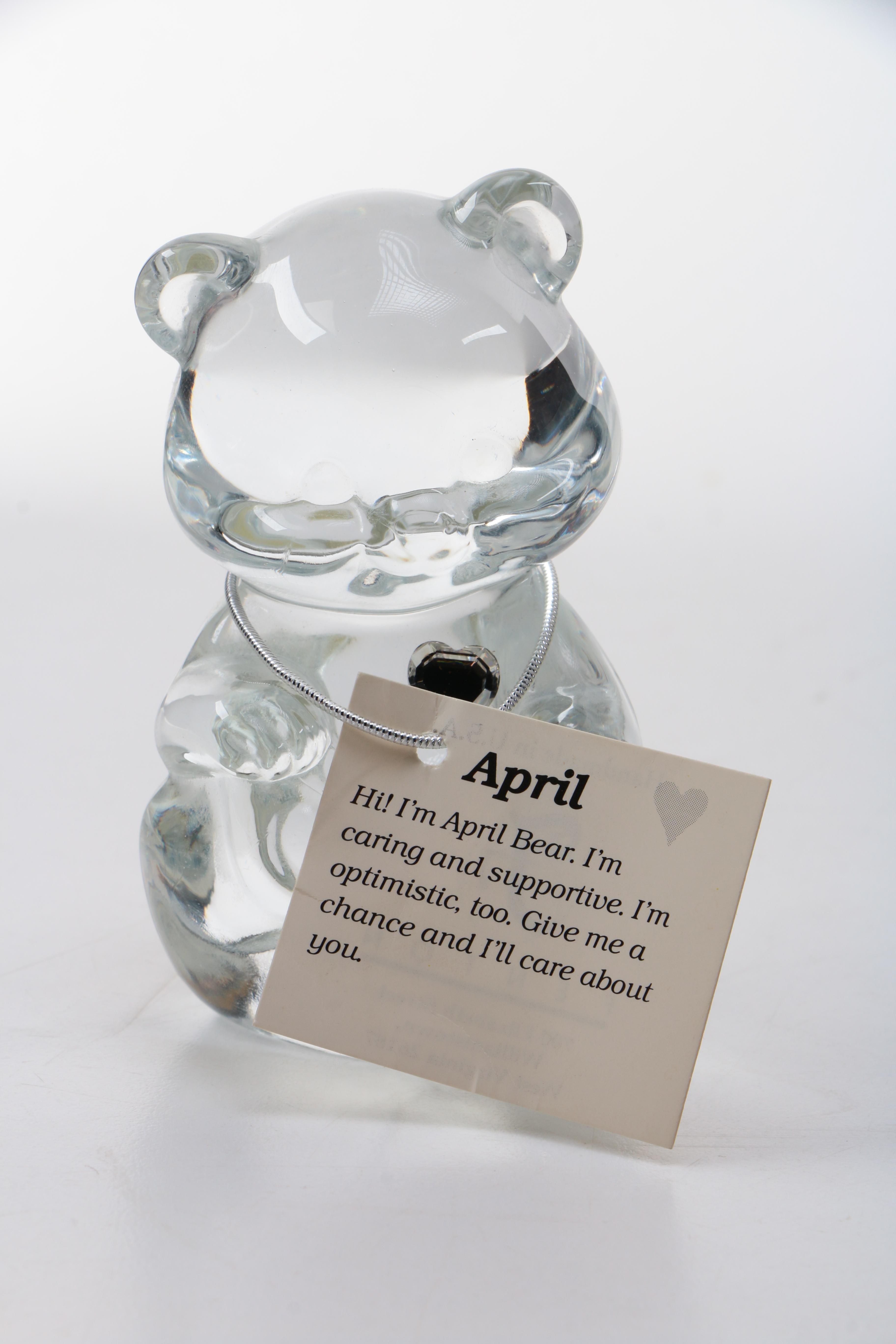 Fenton Glass Bear Figurines