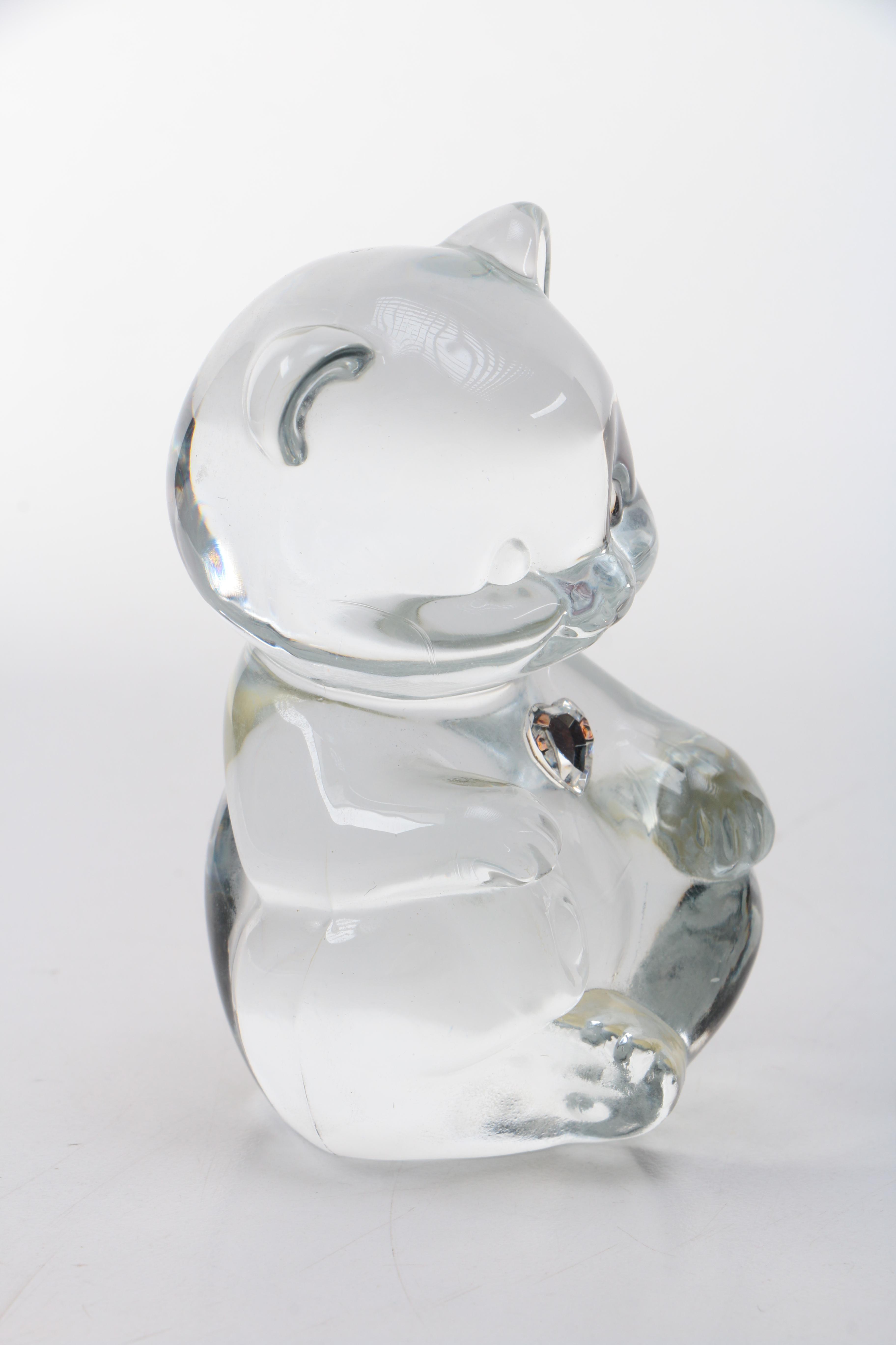 Fenton Glass Bear Figurines