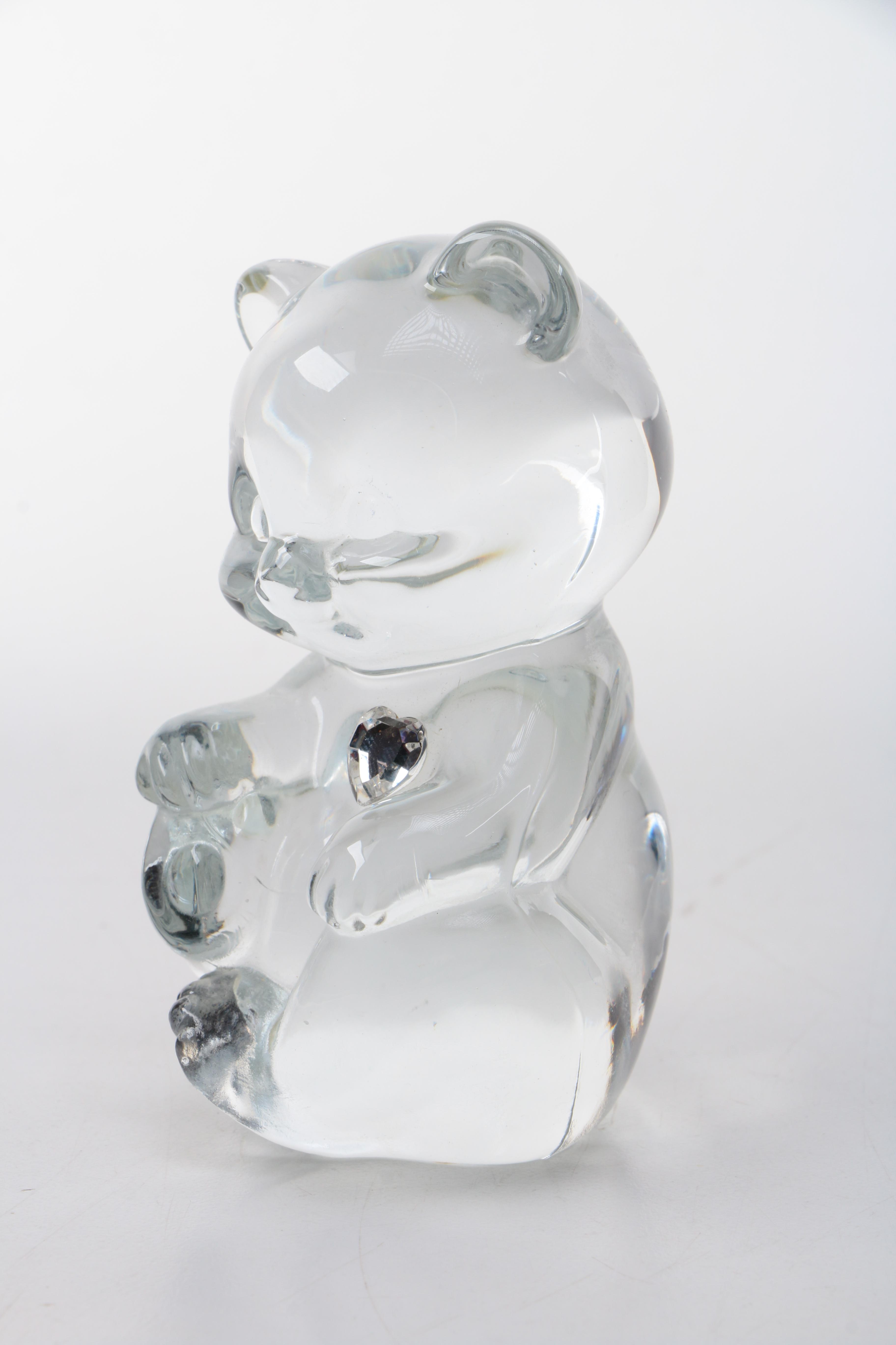 Fenton Glass Bear Figurines