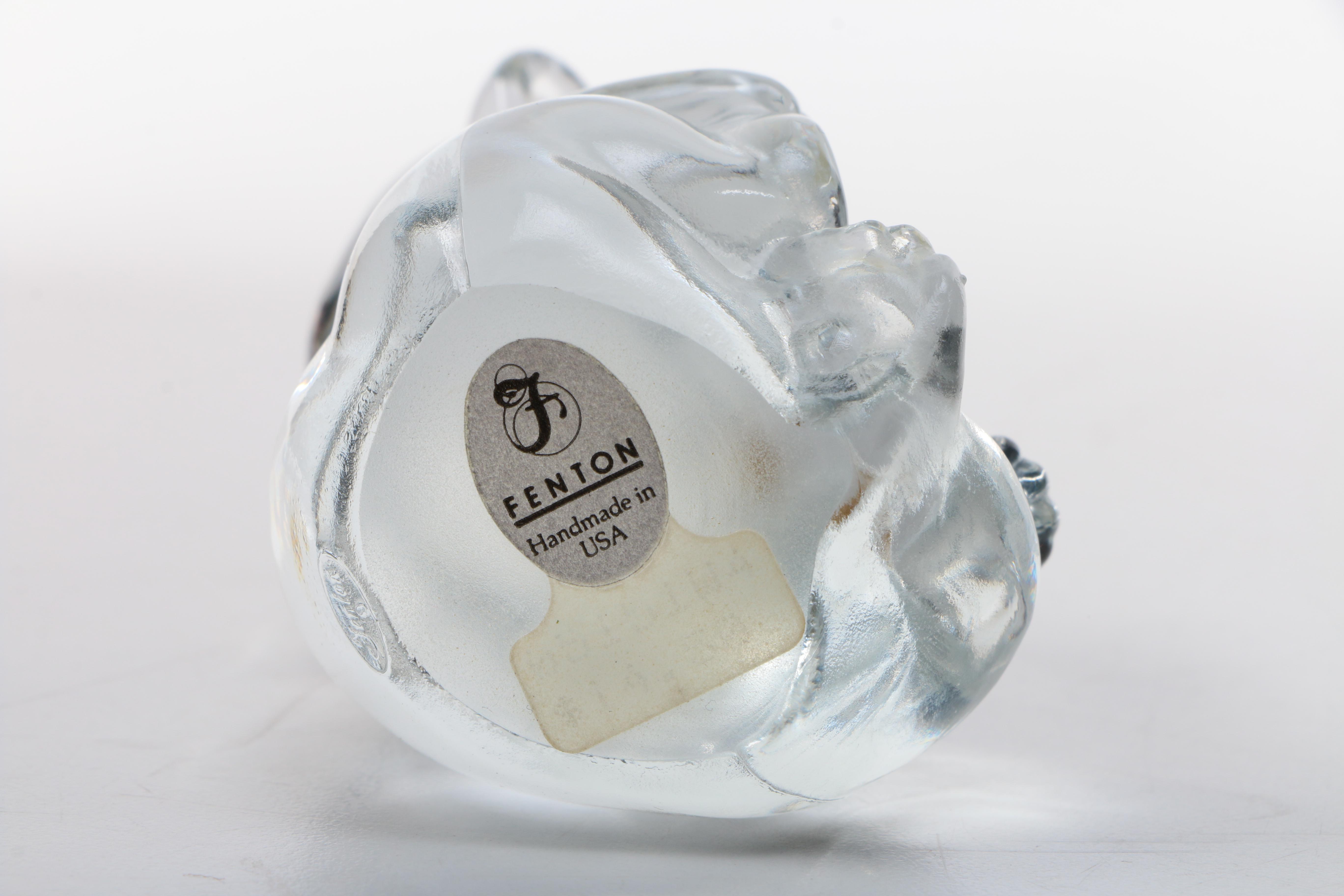 Fenton Glass Bear Figurines