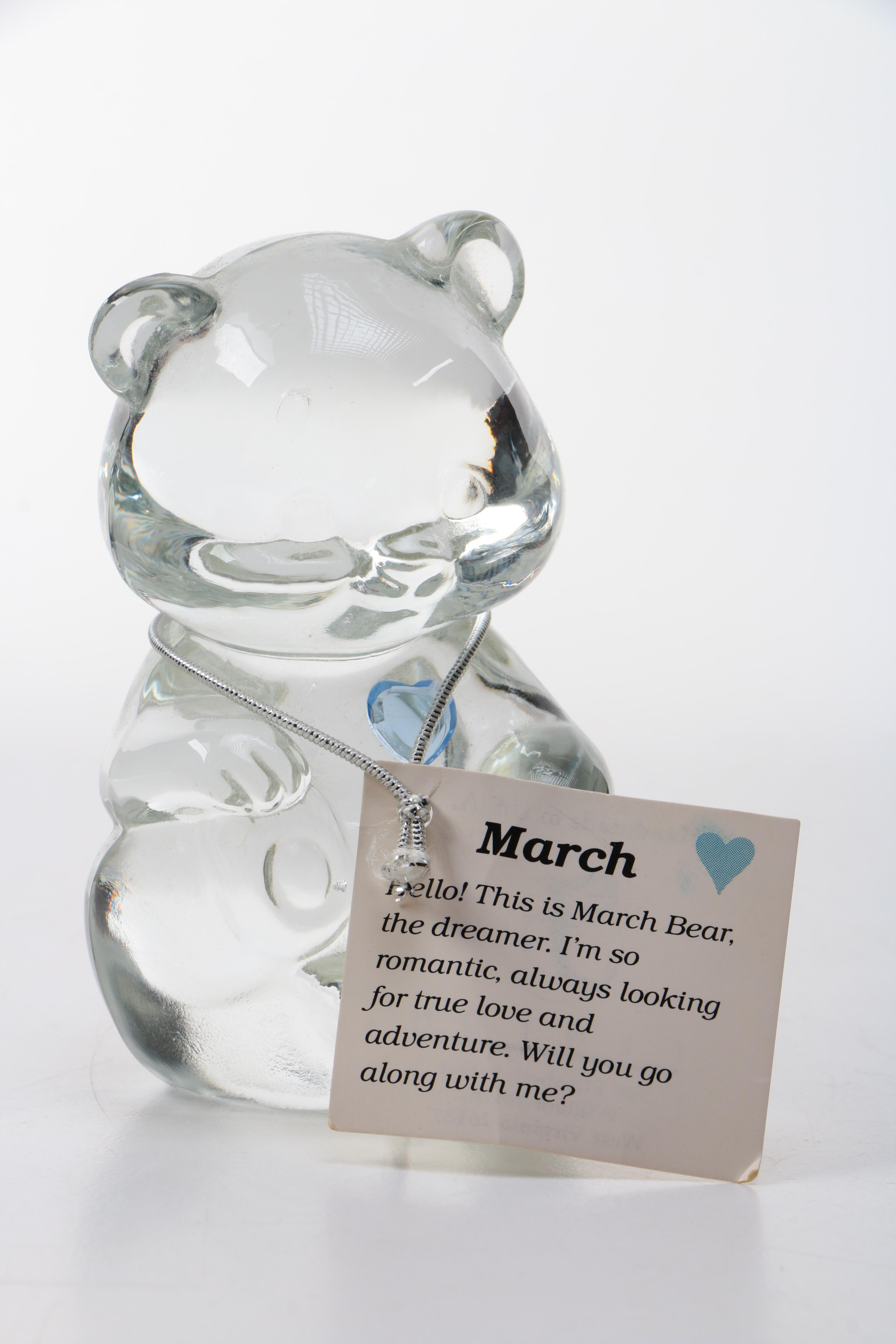 Fenton Glass Bear Figurines