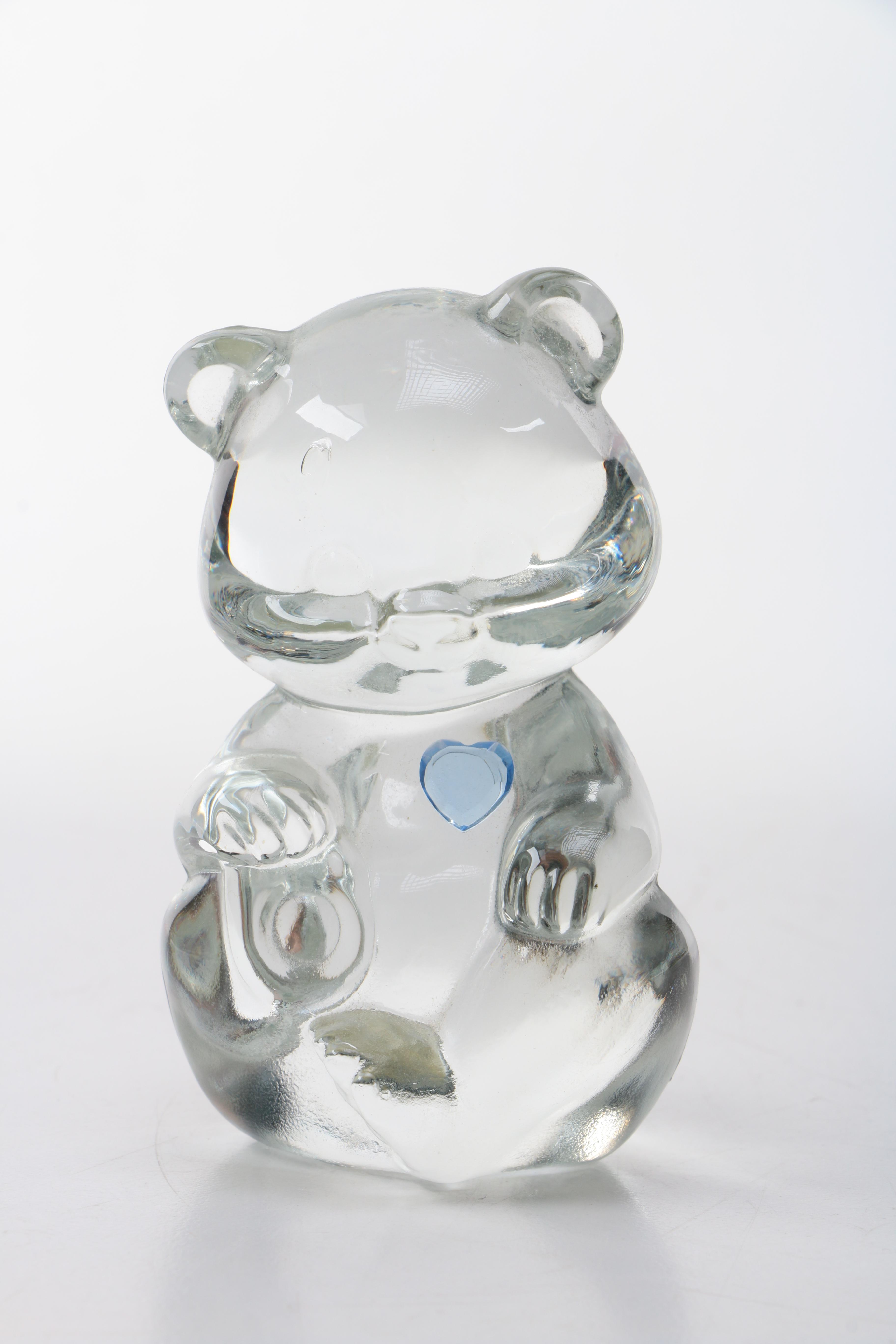 Fenton Glass Bear Figurines