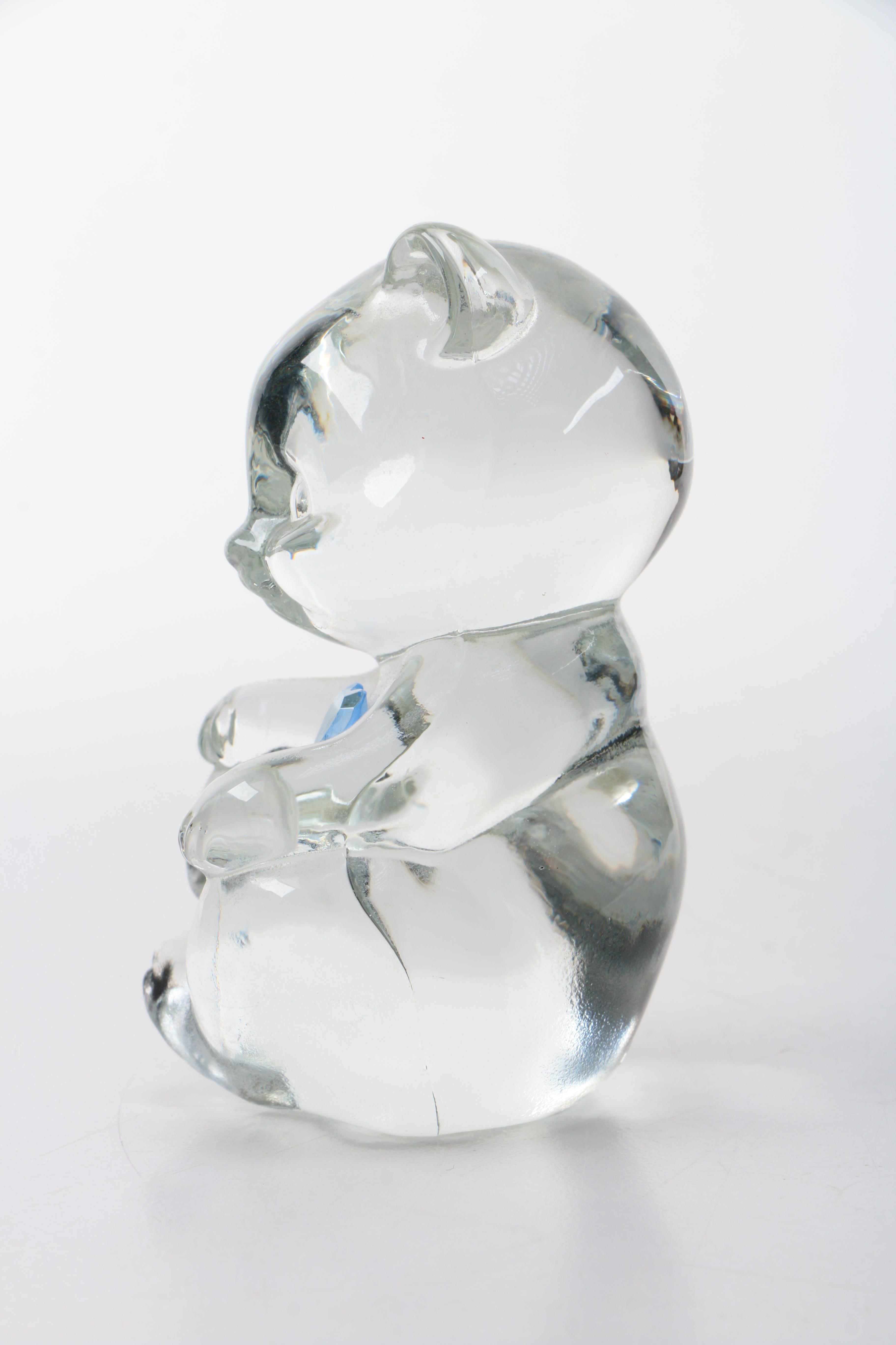 Fenton Glass Bear Figurines