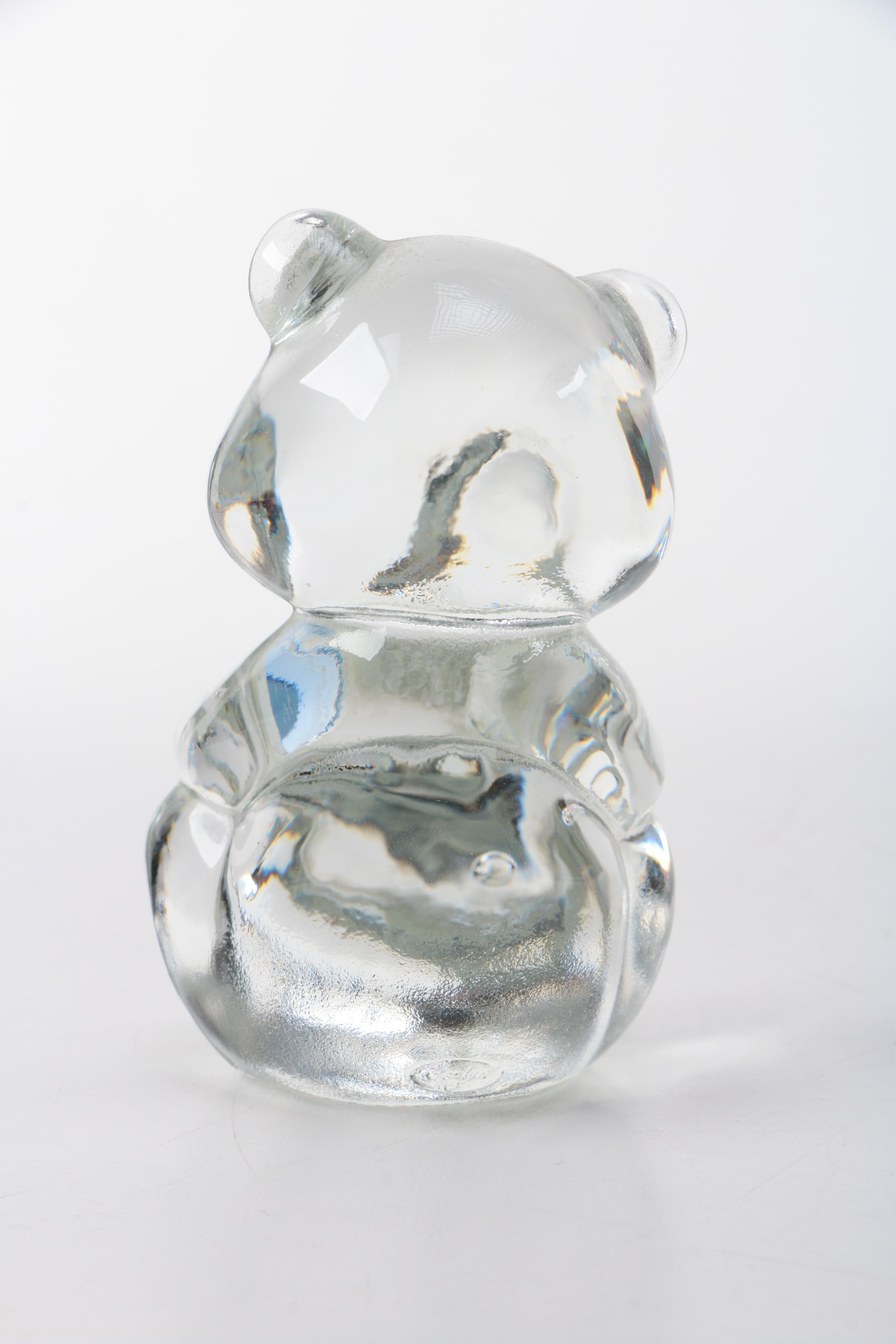 Fenton Glass Bear Figurines