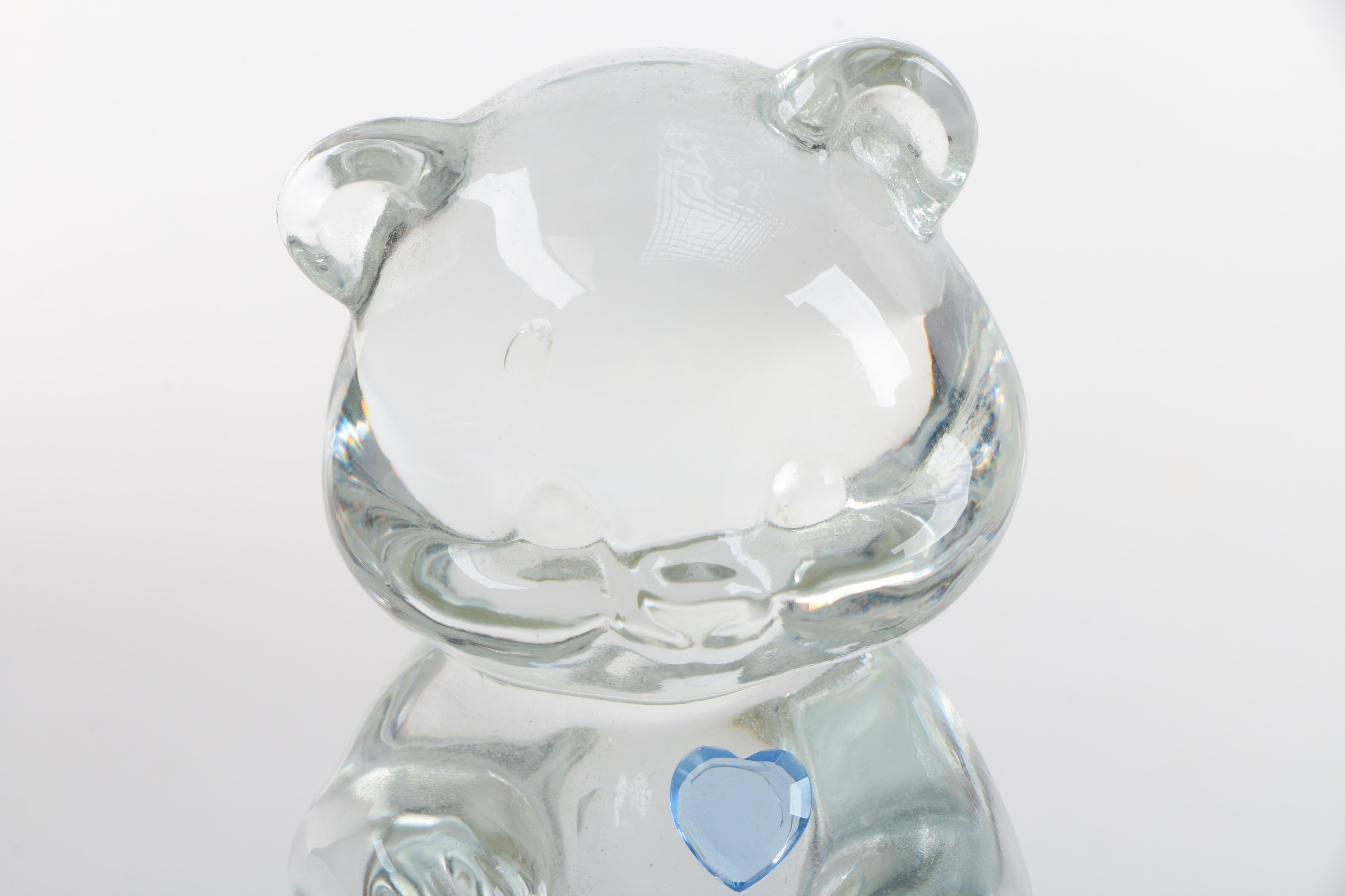Fenton Glass Bear Figurines