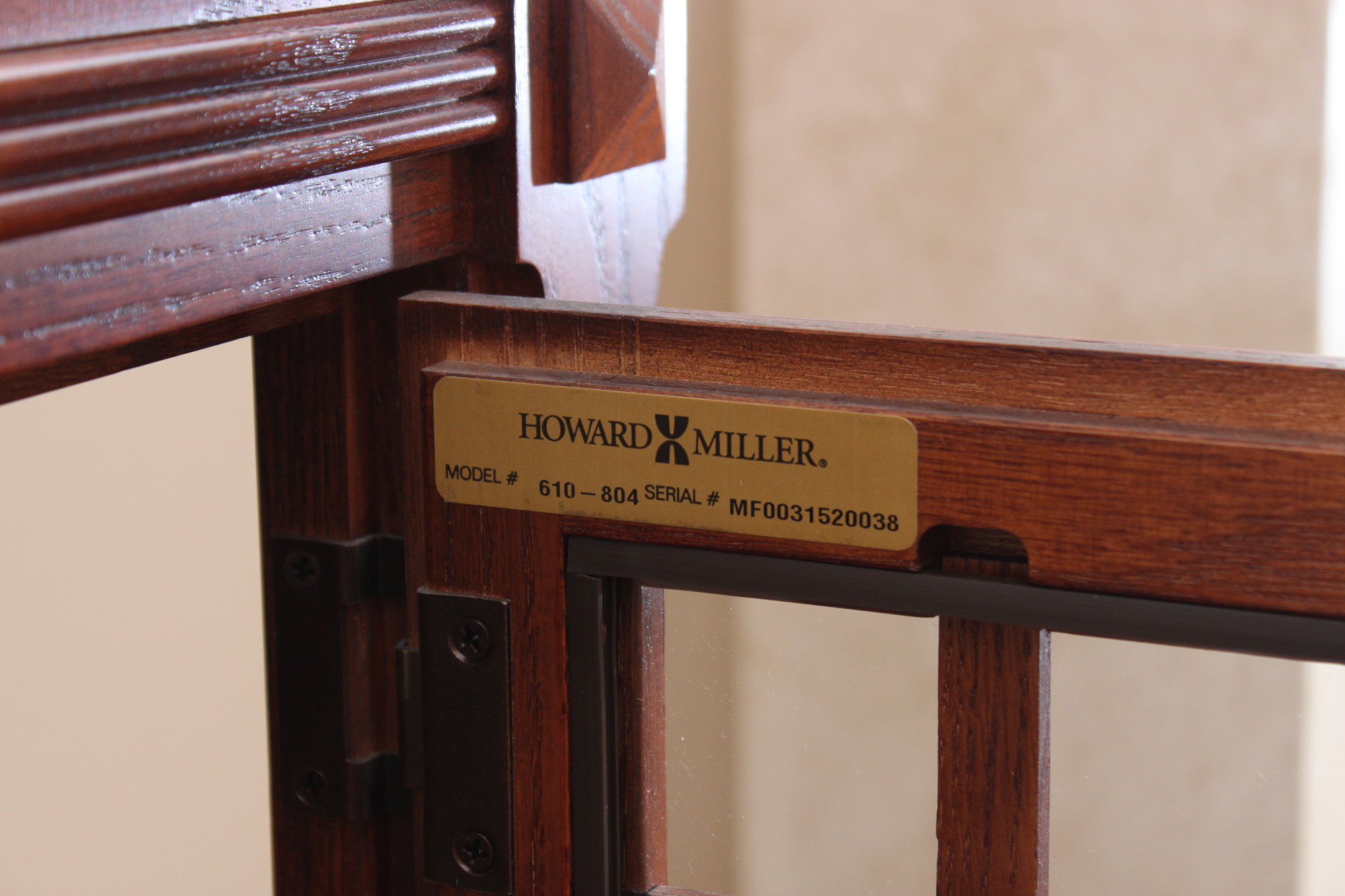 Howard Miller "Greene" Mission Style Floor Clock