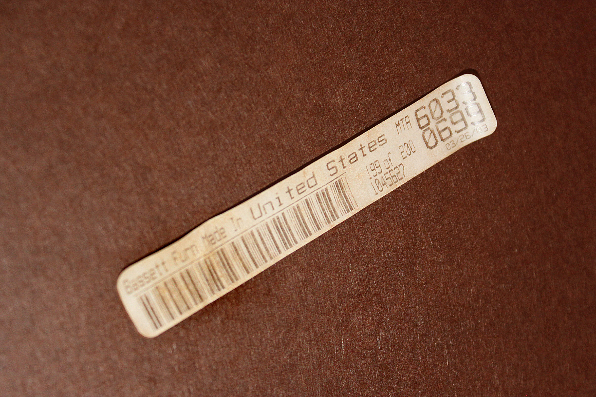 Bassett Furniture Mission Style Oak Console Table