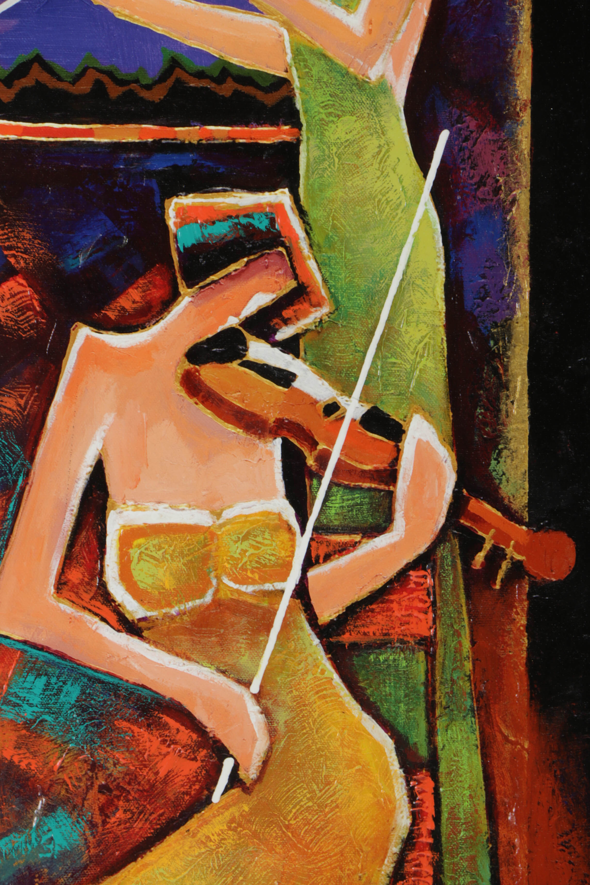 Charles Lee Limited Edition Embellished Giclée on Canvas "Night Music I"